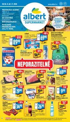 Náhled letáku Albert leták - Supermarket - Vinohradská od 26.08.2026