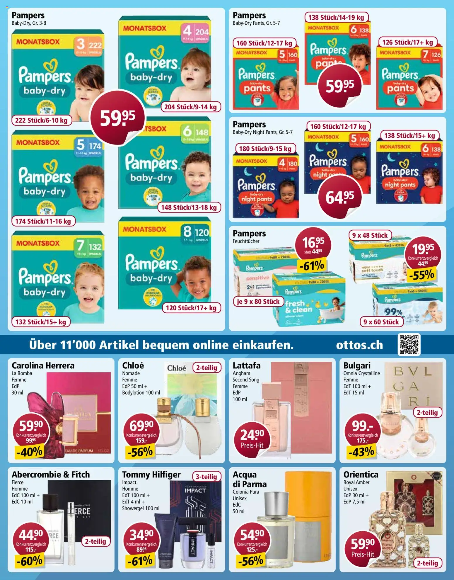 Otto's aktionen – gültig ab 04.08.2026 | Seite: 14 | Produkte: Eau de Parfum, Parfüm, Pampers
