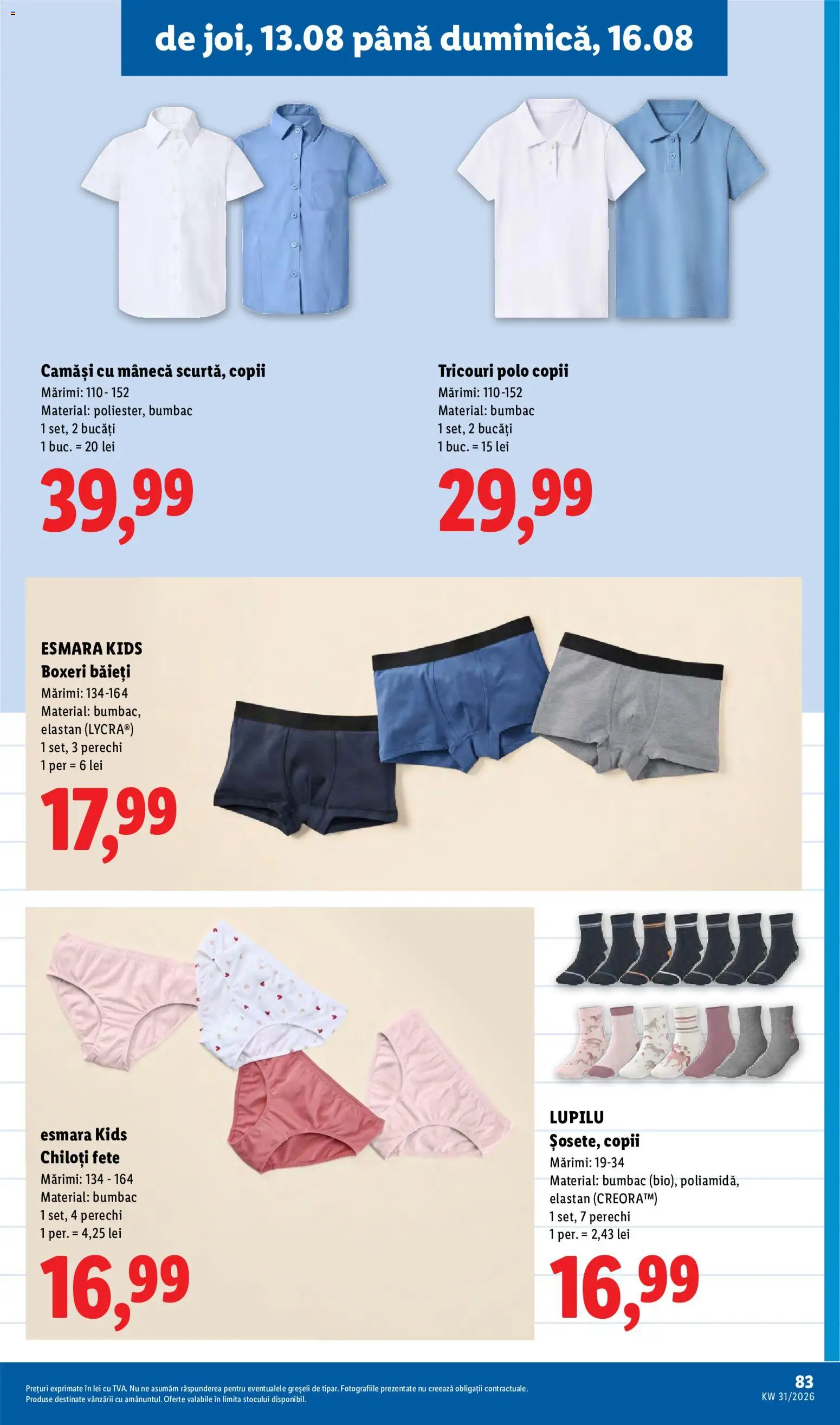 Noul catalog Lidl – valabil de la 10.08.2026 | Pagină: 83