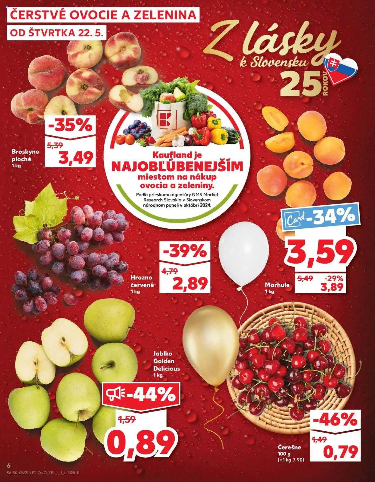 Nové Kaufland akcie – leták je platný od 22.05.2025 | Strana: 6