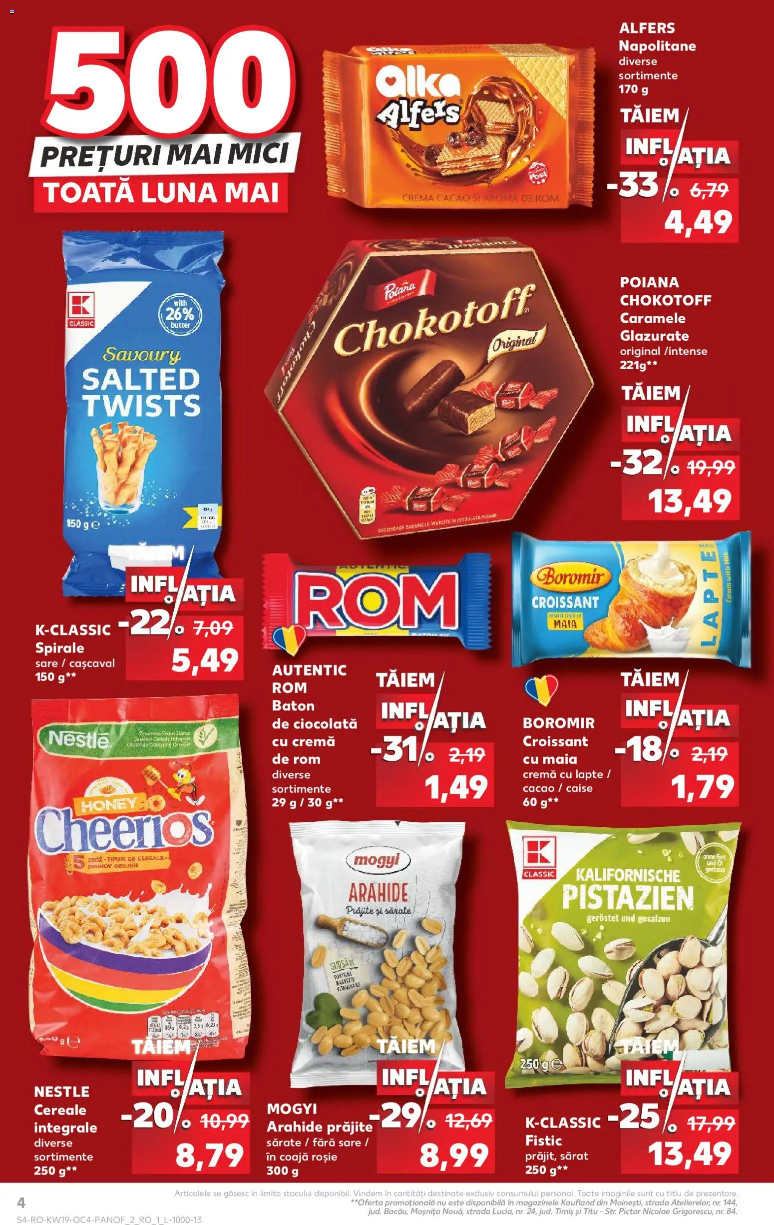Noul catalog Kaufland – valabil de la 06.05.2026 | Pagină: 4 | Produse: Mici, Cremă, Fistic, Ahtapot