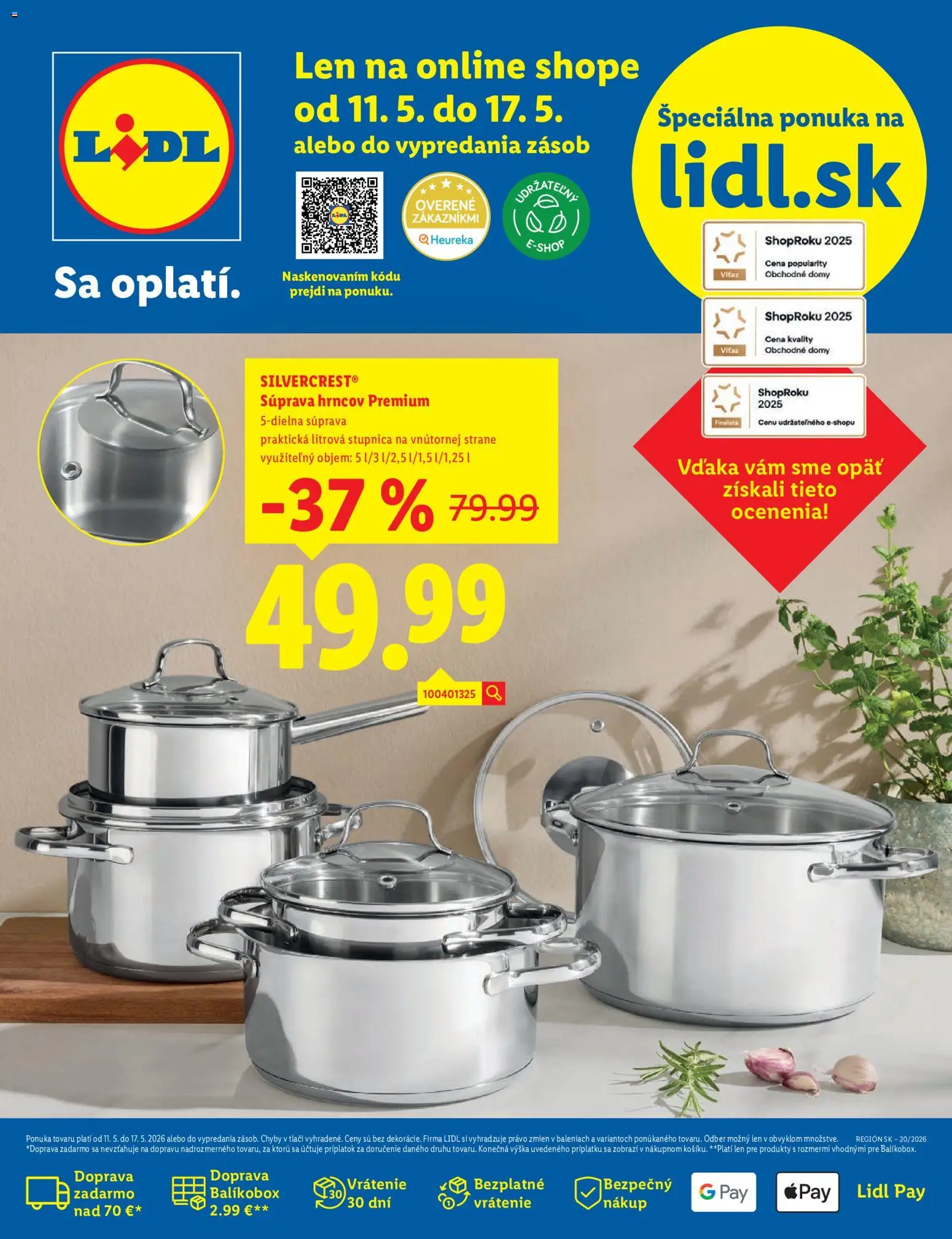 Nové Lidl akcie – leták je platný od 11.05.2026 | Strana: 1