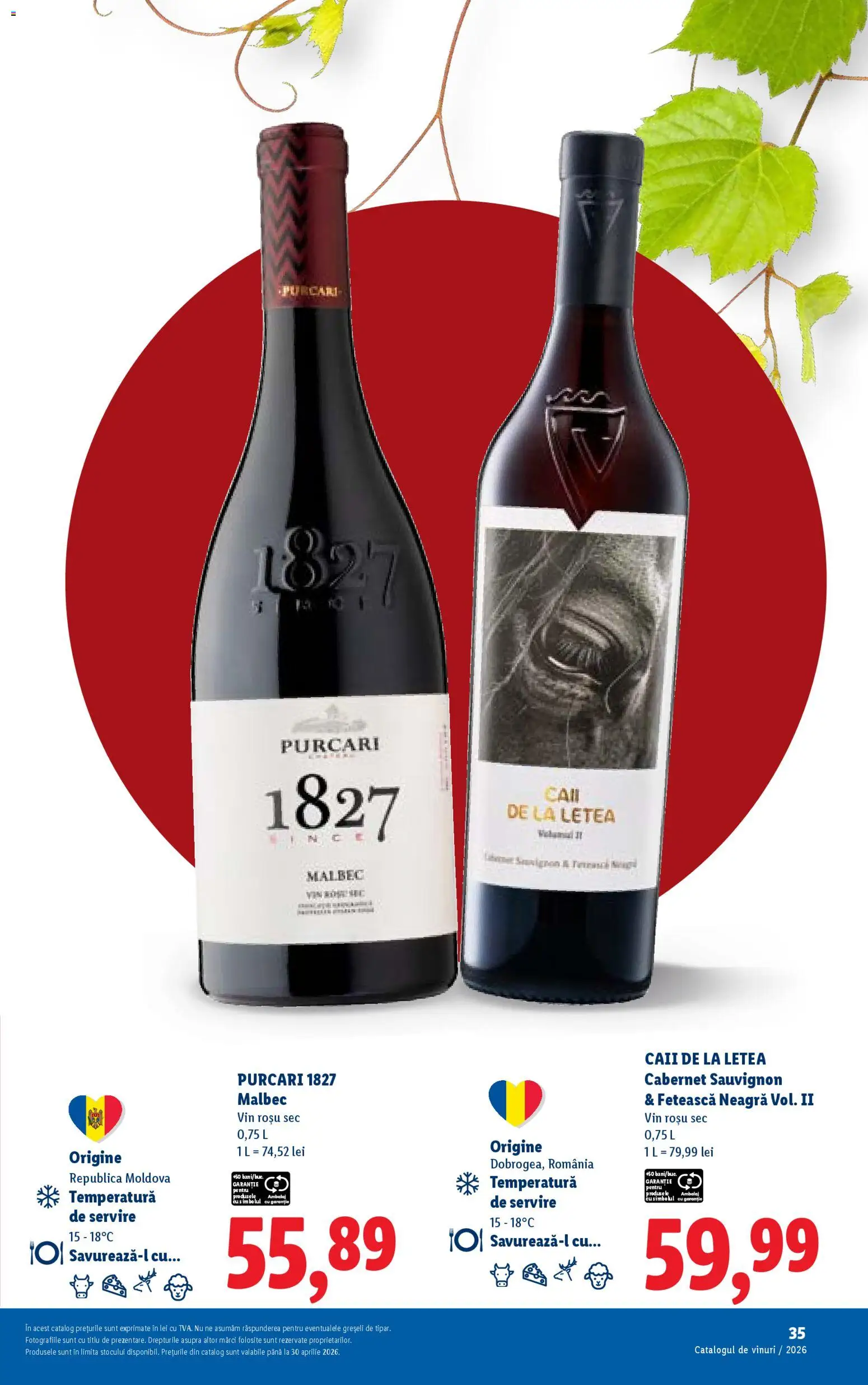 Noul catalog Lidl – valabil de la 23.02.2026 | Pagină: 35 | Produse: Vin