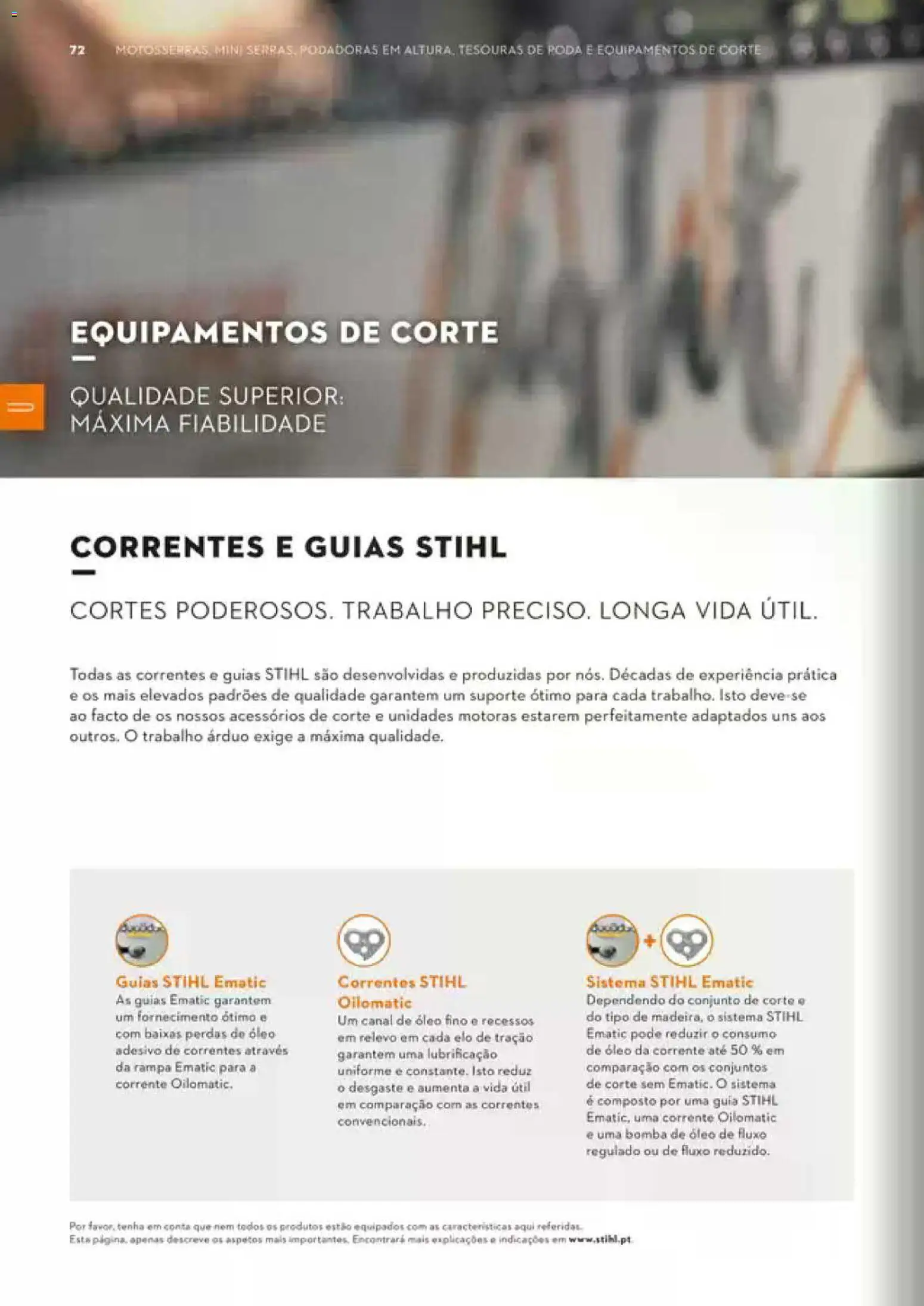 Stihl Catálogo │ válido de 07/09/2026 | Página: 72 | Produtos: Óleo