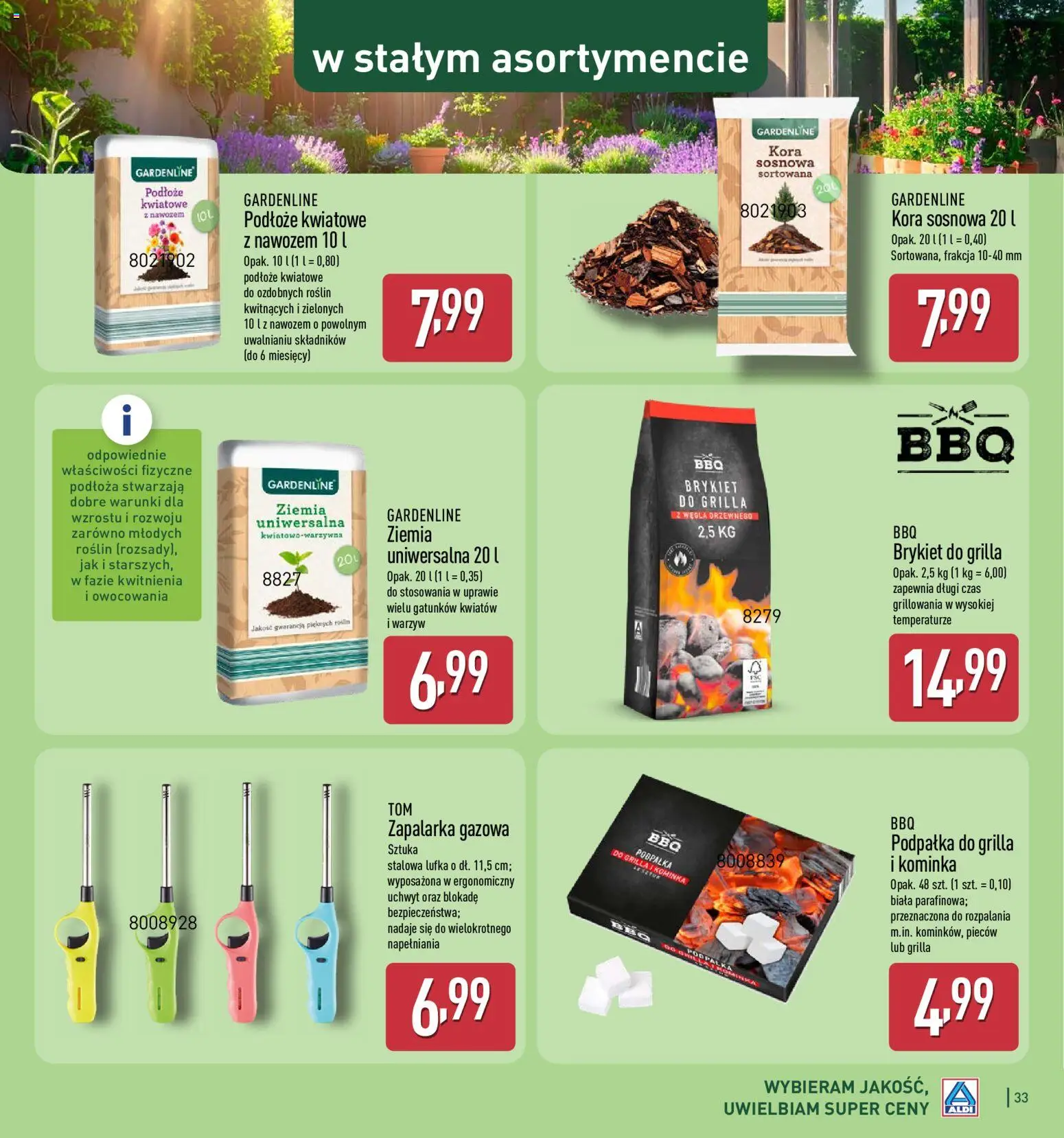 Aldi Gazetka - Katalog ogrodowy od 25.02.2026 | Strona: 33 | Produkty: Ziemia