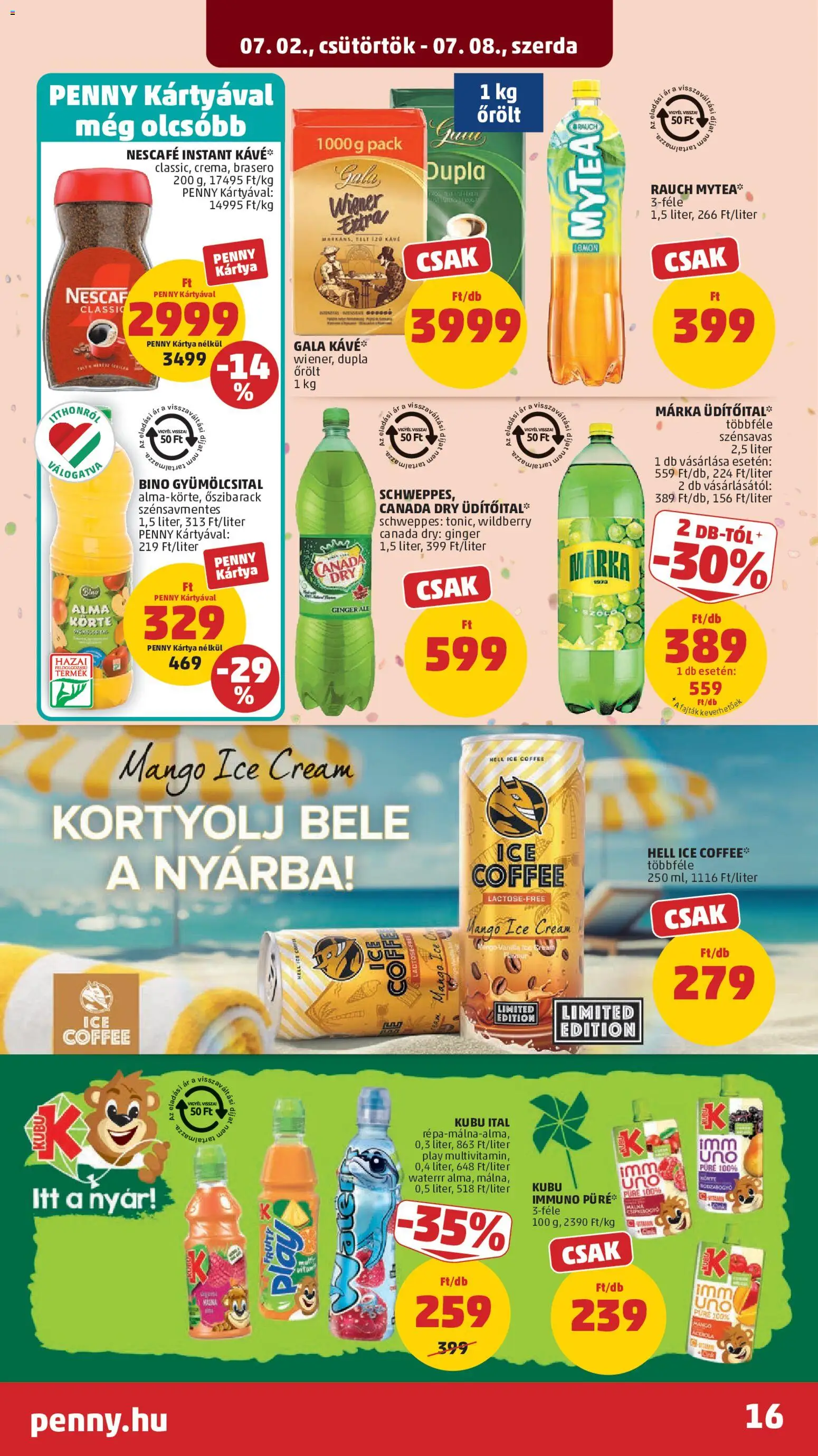 PENNY akciós ujság - amely érvényes a következő dátumtól: 2026.07.02. | Oldal: 20