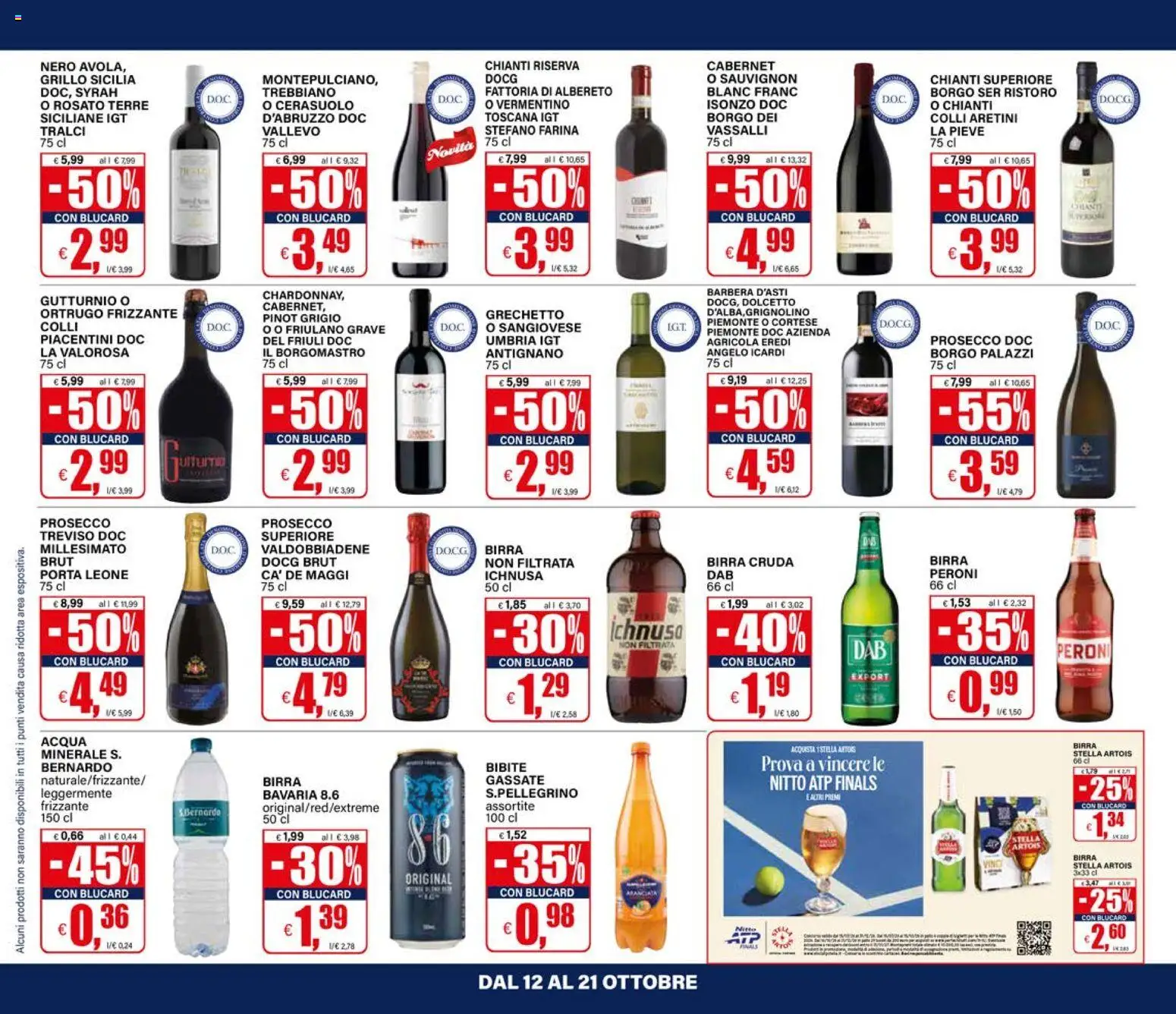 Volantino Il Gigante del 12/10/2026 | Pagina: 16 | Prodotti: Vino, Farina, Bibite, Acqua minerale