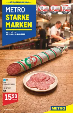 Metro angebote Starke Marken ab 29.10.2026 gültig
