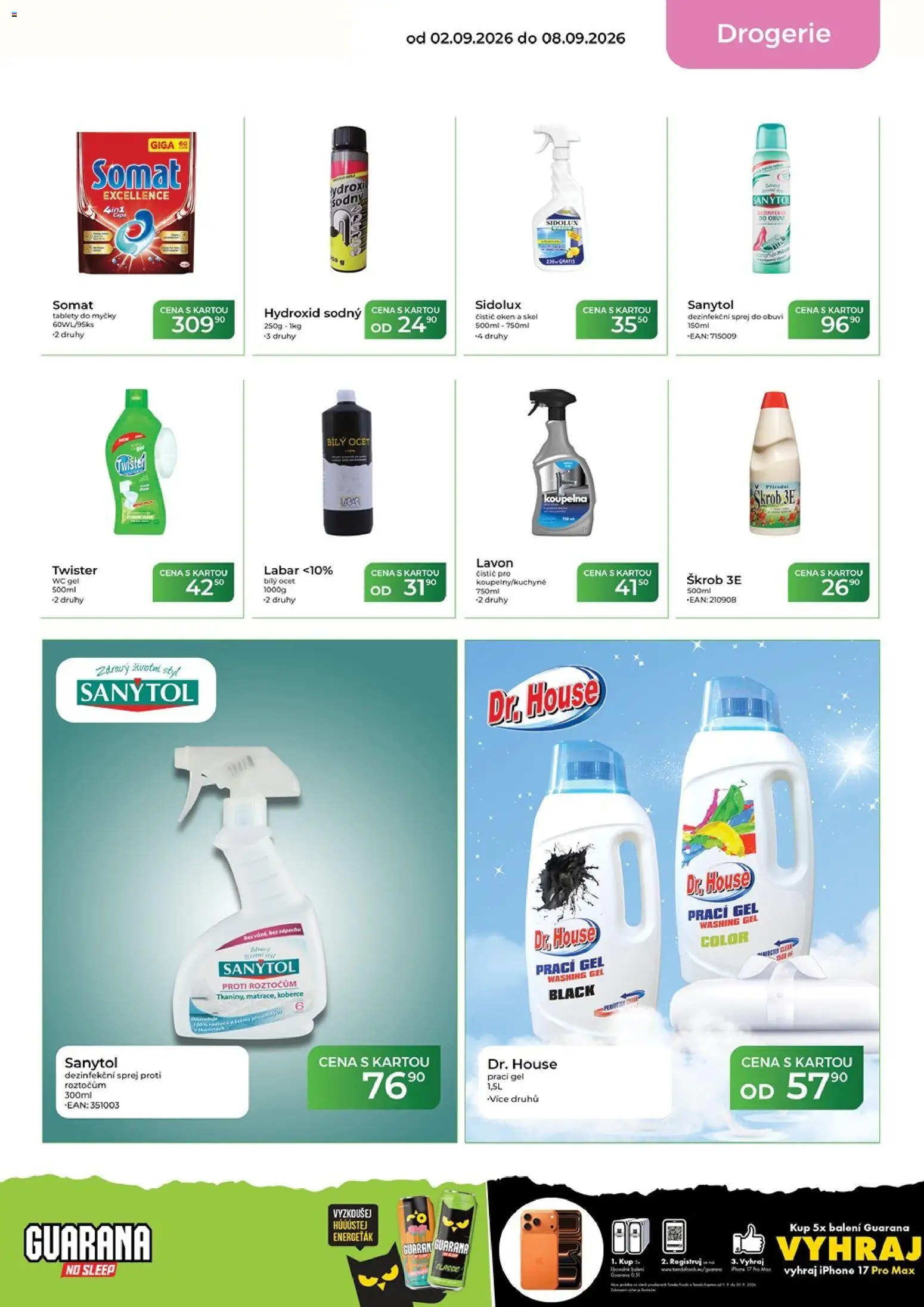 Tamda Foods leták od 02.09.2026 | Strana: 51 | Produkty: Hydroxid sodný, Somat, Drogerie, Bílý ocet