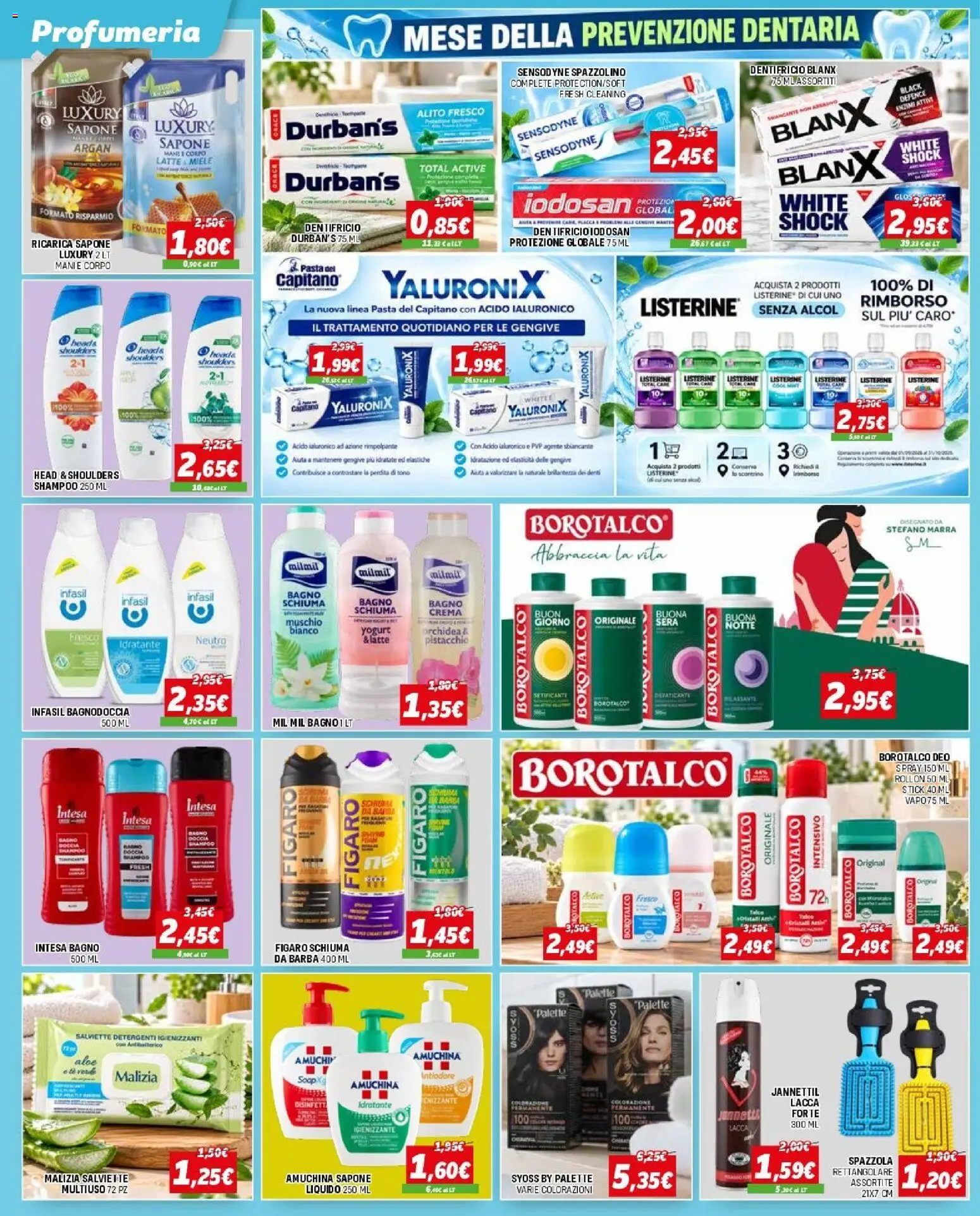 Volantino Orizzonte del 08/10/2026 | Pagina: 8 | Prodotti: Shampoo, Lacca, Pistacchio, Bagno