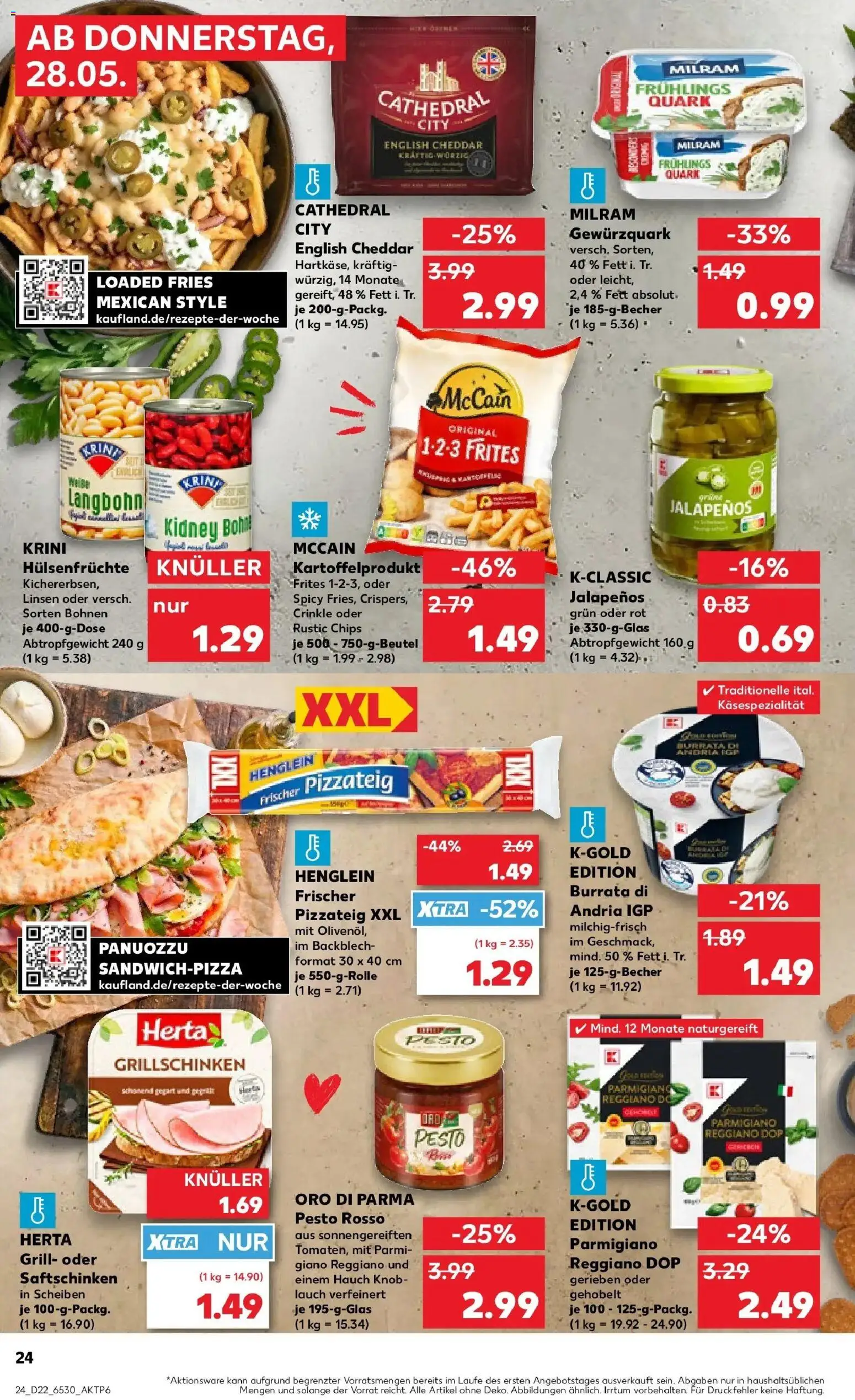 Kaufland Prospekt Wittenberge – gültig ab 26.05.2026 | Seite: 29 | Produkte: Grill, Quark, McCain, Oro di parma