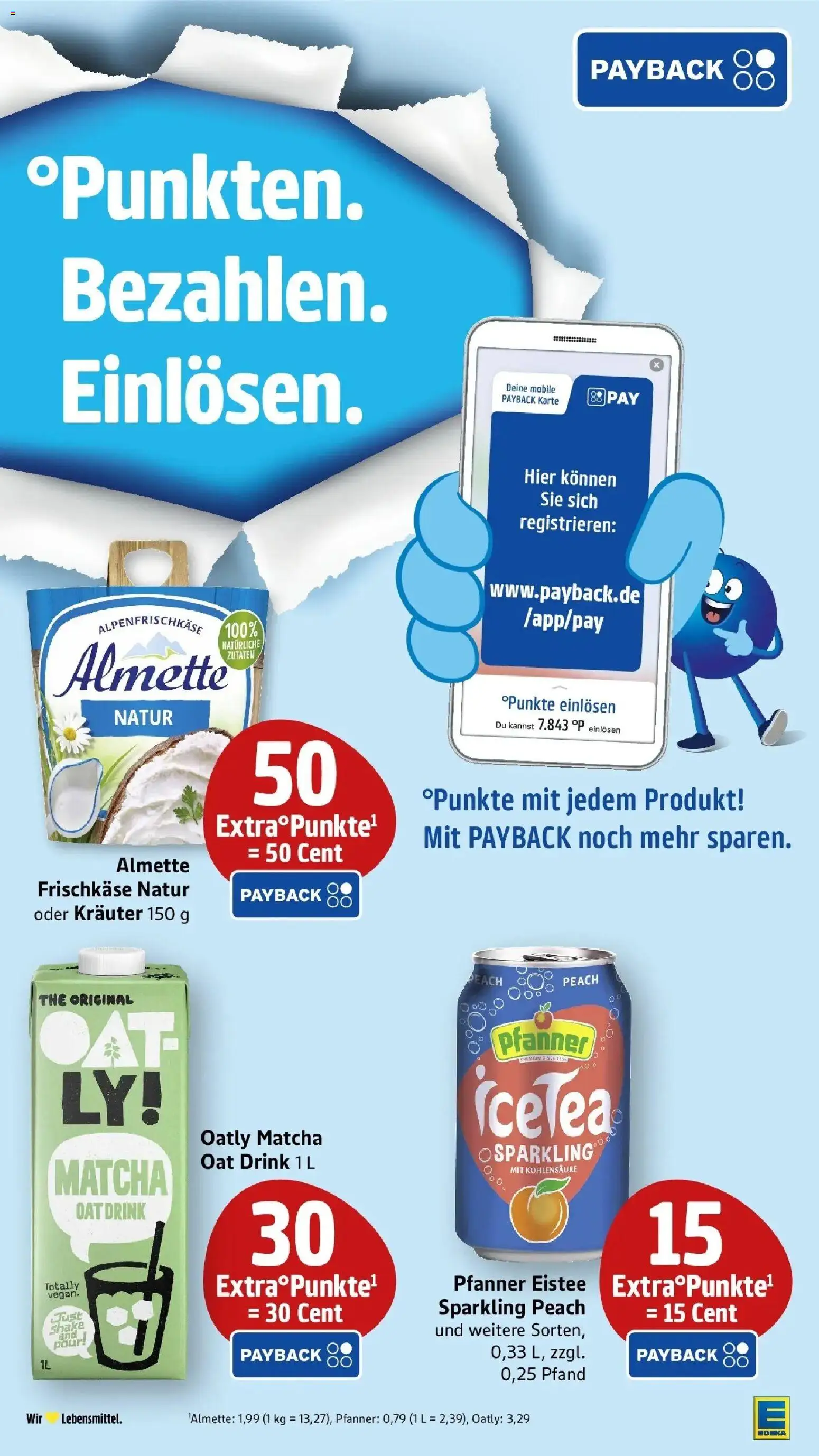 Edeka prospekt Bitburg	 – gültig ab 04.05.2026 | Seite: 20 | Produkte: Almette, Pfanner eistee, Oatly, Frischkase