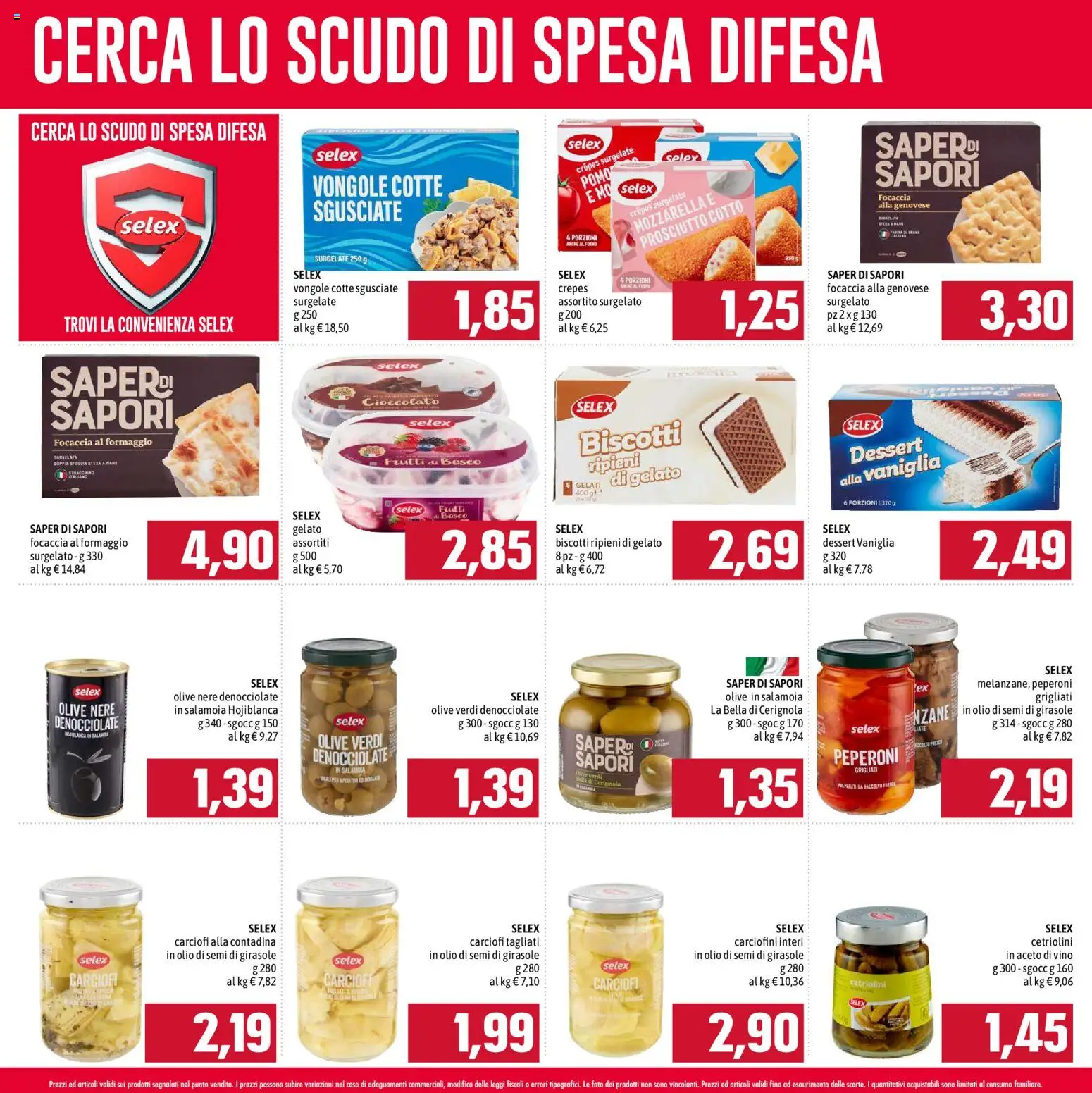 Volantino Emisfero del 01/05/2026 | Pagina: 4 | Prodotti: Peperoni, Formaggio, Carciofi, Aceto