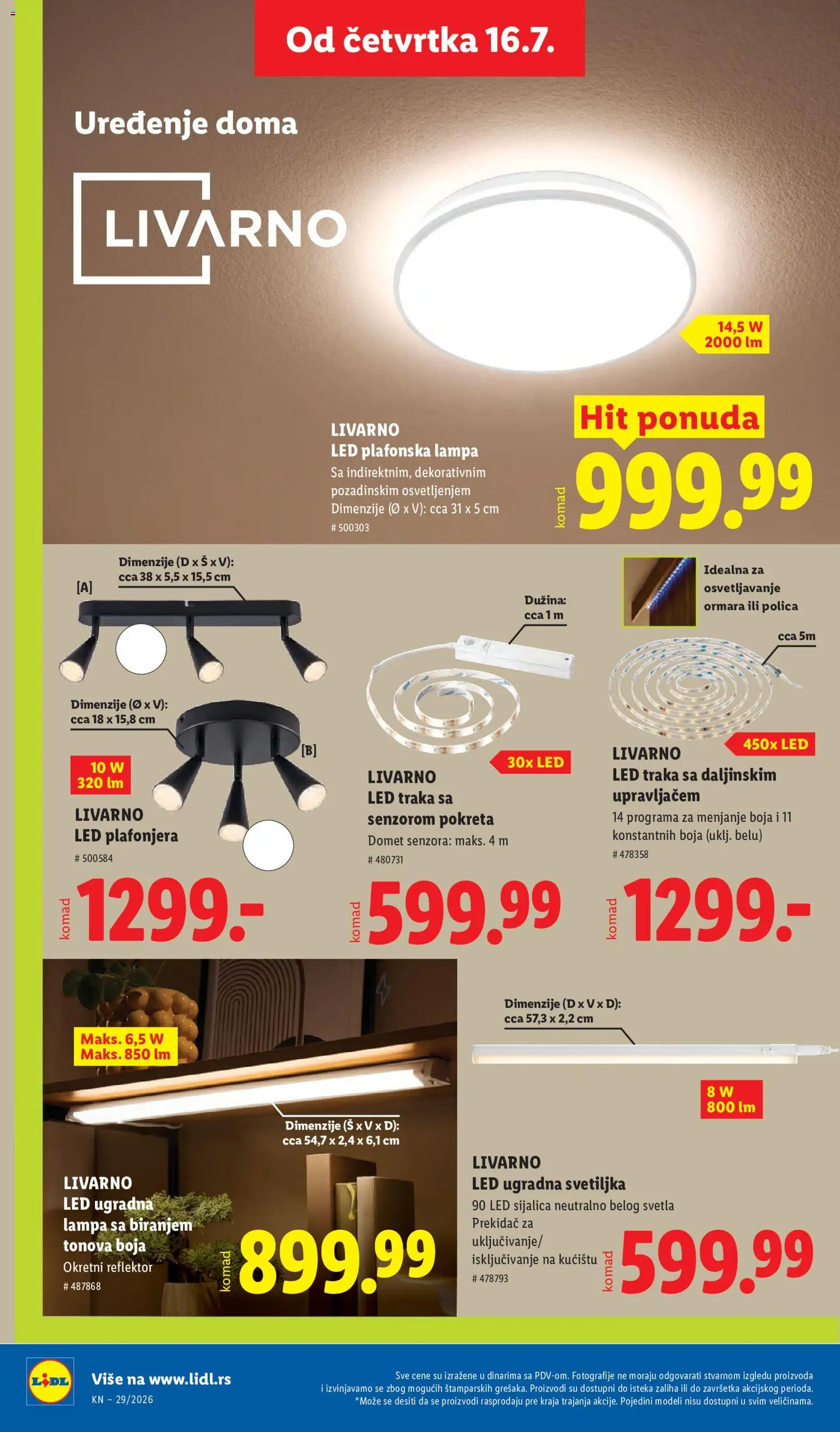 Lidl katalog - važi od 16.07.2026 | Strana: 90 | Proizvode: Led, Sijalica, LED sijalica, Reflektor