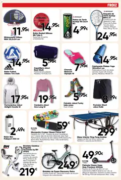 Vista previa Froiz - Folleto Hiper válido desde el 23.04.2026 | Página: 8 | Productos: Bicicleta, Patinete, Marco, Peso