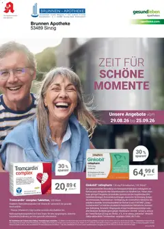 Angebote - Ihre Apotheke vor Ort: Jetzt alle Angebote auch online entdecken! ab 29.08.2026 gültig