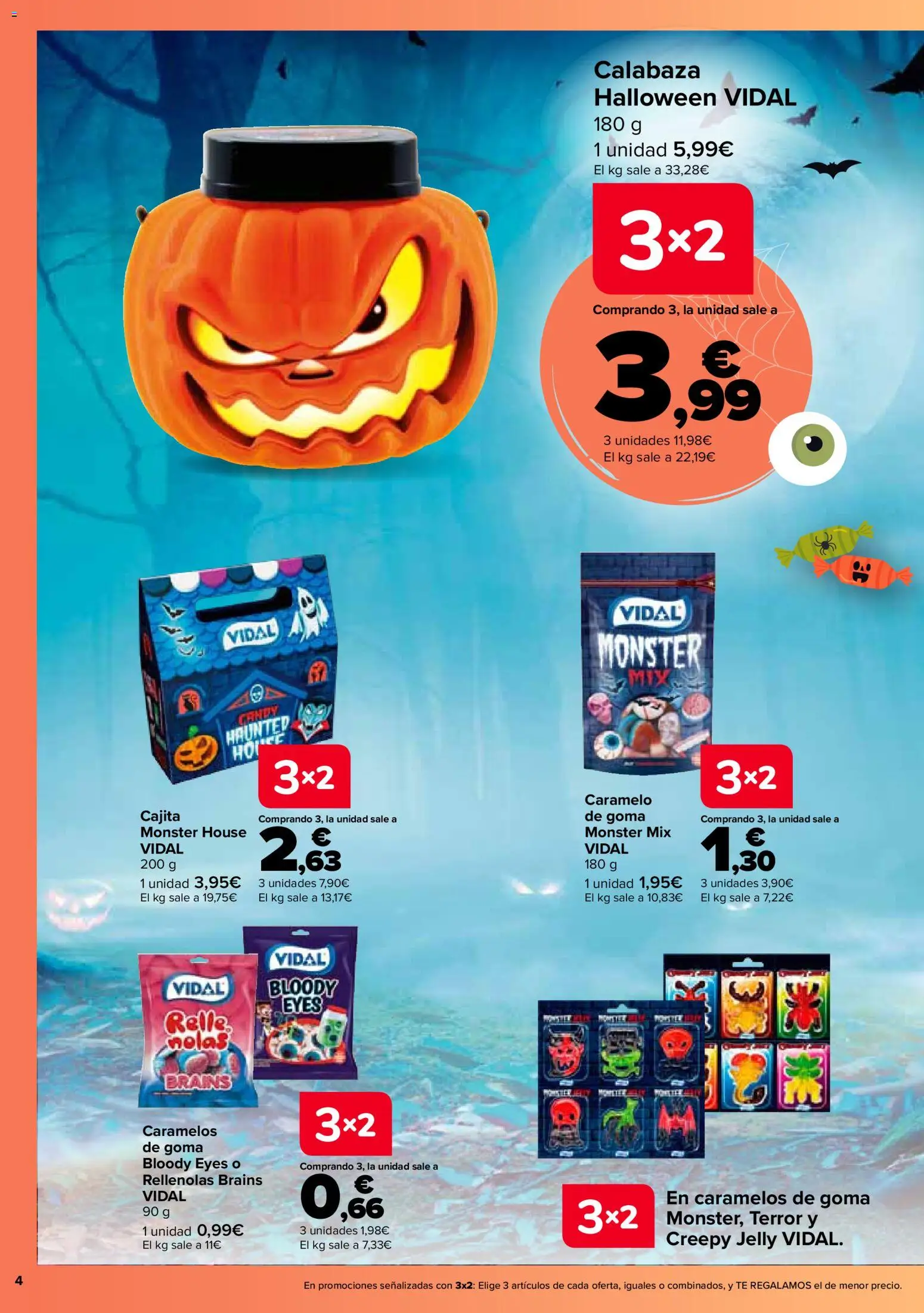 Carrefour Halloween │ válido desde el 06/10/2026 | Página: 4 | Productos: Calabaza, Té