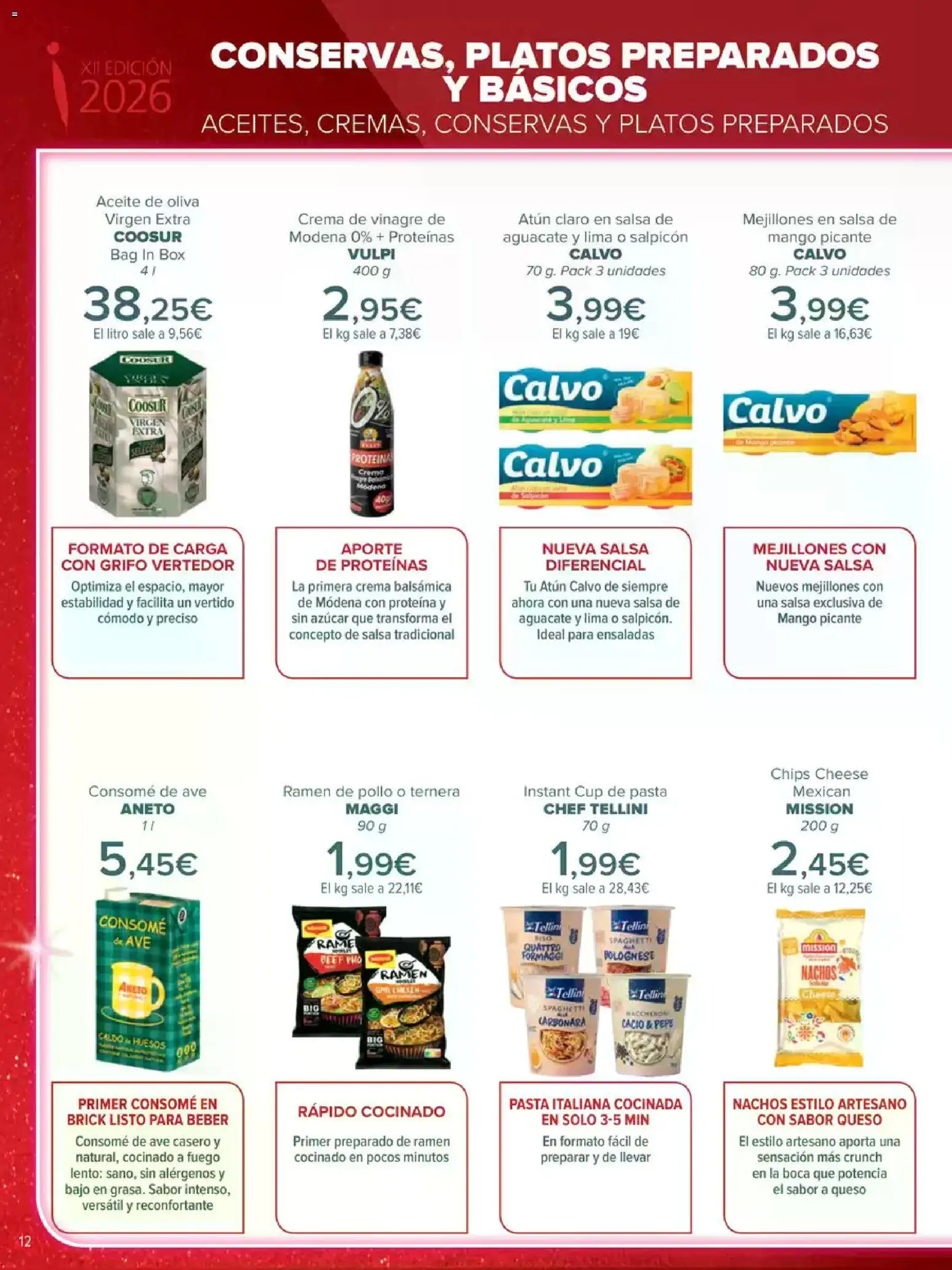 Carrefour Innovación │ válido desde el 05.05.2026 | Página: 12 | Productos: Aceite, Aceite de oliva, Aceite de oliva virgen extra, Atún claro