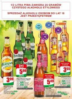 Pogląd oferty "Piwo Desperados, butelka bezzwrotna 3 rodzaje, 400 ml" - ważna od 17.06.2026 | Strona: 65