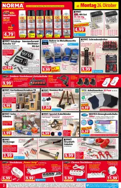 Norma Prospekt ab 26.10.2026 gültig | Seite: 2 | Produkte: Kabel, Adapter, USB, Handschuhe