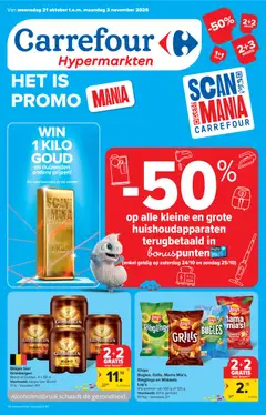 Carrefour - Hypermarkt Promoties van de week - Voorbeeld van een folder van Carrefour, geldig van 21/10/2026
