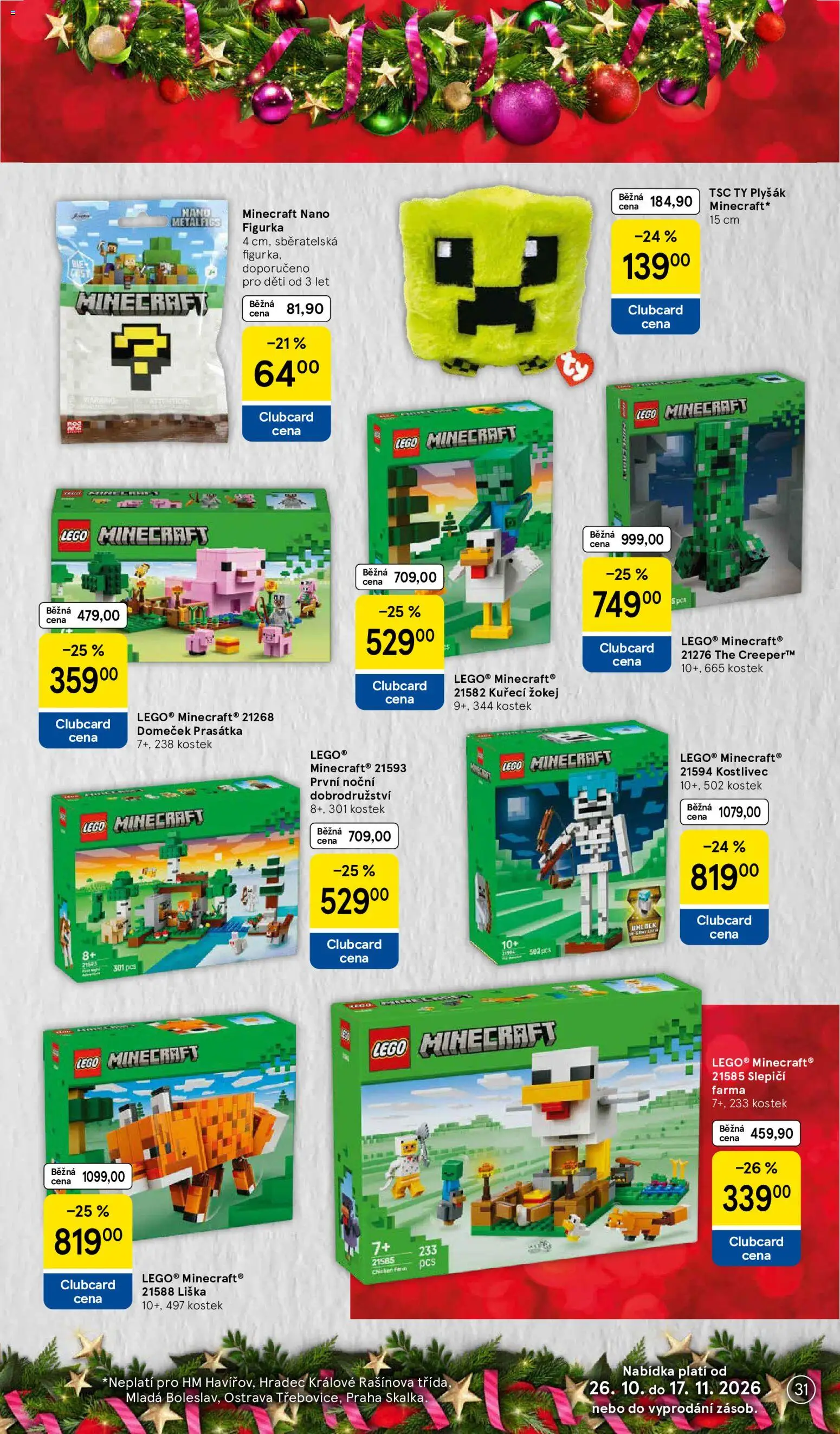 Tesco leták - Vánoční katalog hraček od 26.10.2026 | Strana: 31
