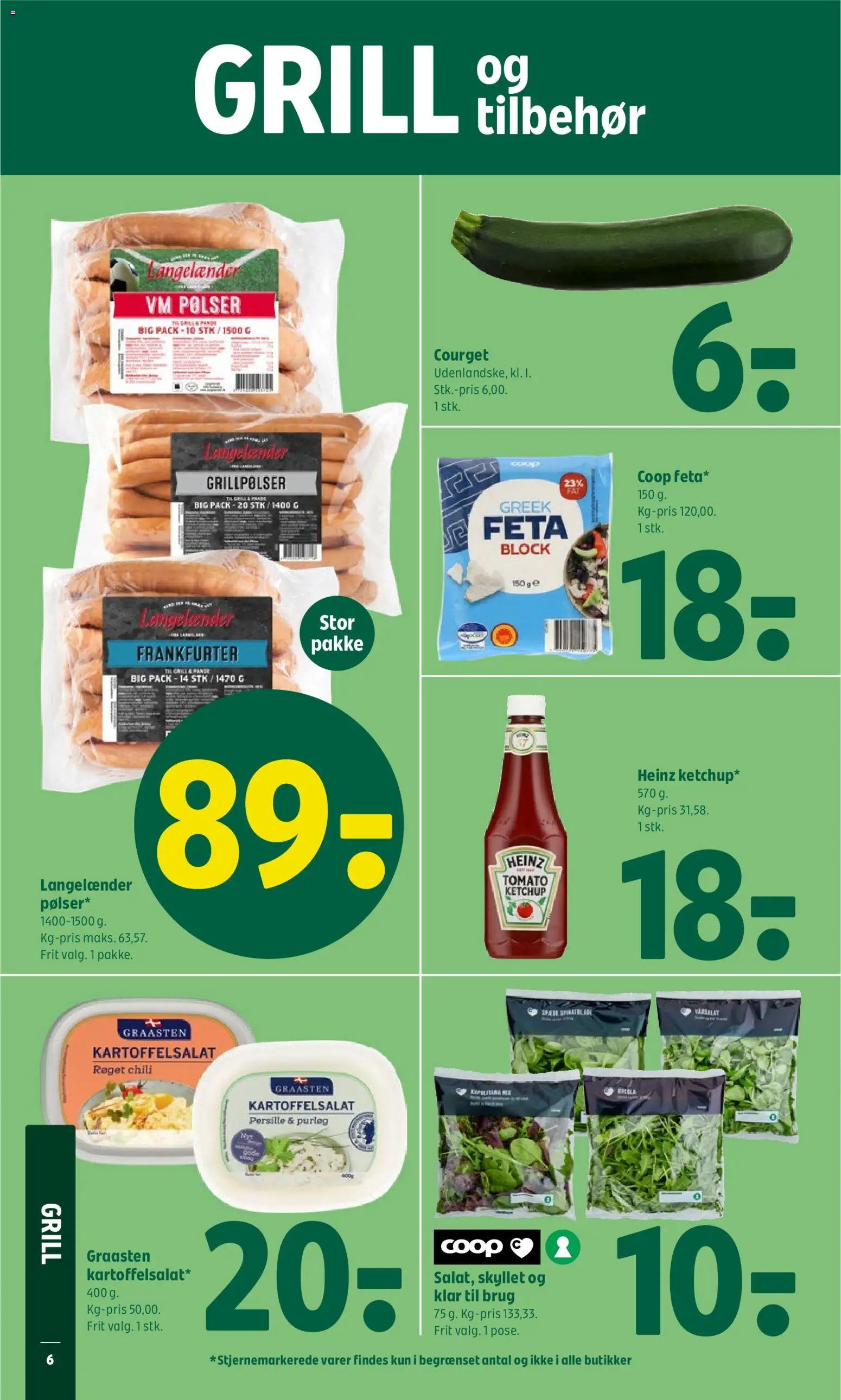 Coop 365 tilbudsavis – gyldig fra 14.05.2026 | Side: 8 | Produkter: Purløg, Pølser, Kartoffelsalat, Persille