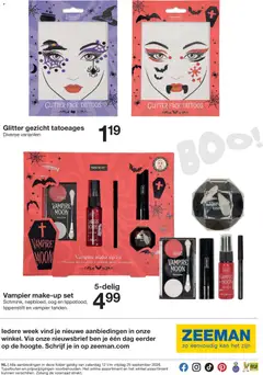 Zeeman folder - Voorbeeld van een folder van Zeeman, geldig van 12-09-2026 | Pagina: 30 | Producten: Kan, Lippenstift