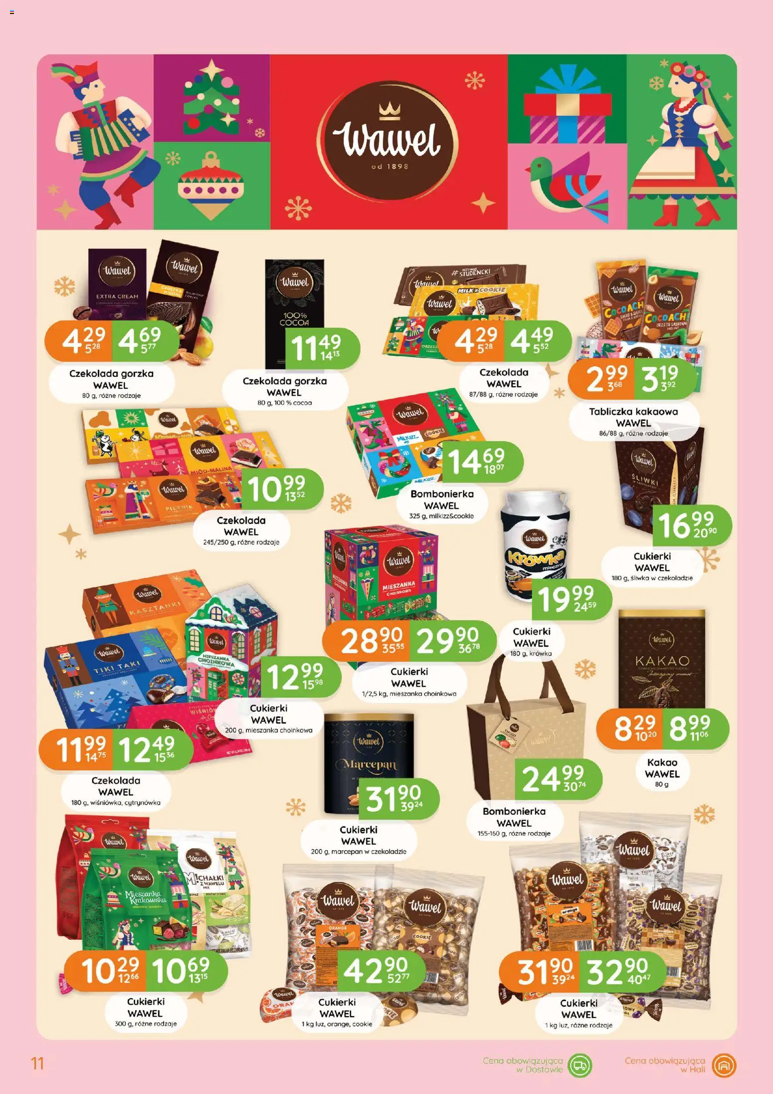 Eurocash gazetka - Katalog Boże Narodzenie - Słodycze od 15.10.2026 | Strona: 11 | Produkty: Gruszka, Bombonierka, Cukierki, Marcepan
