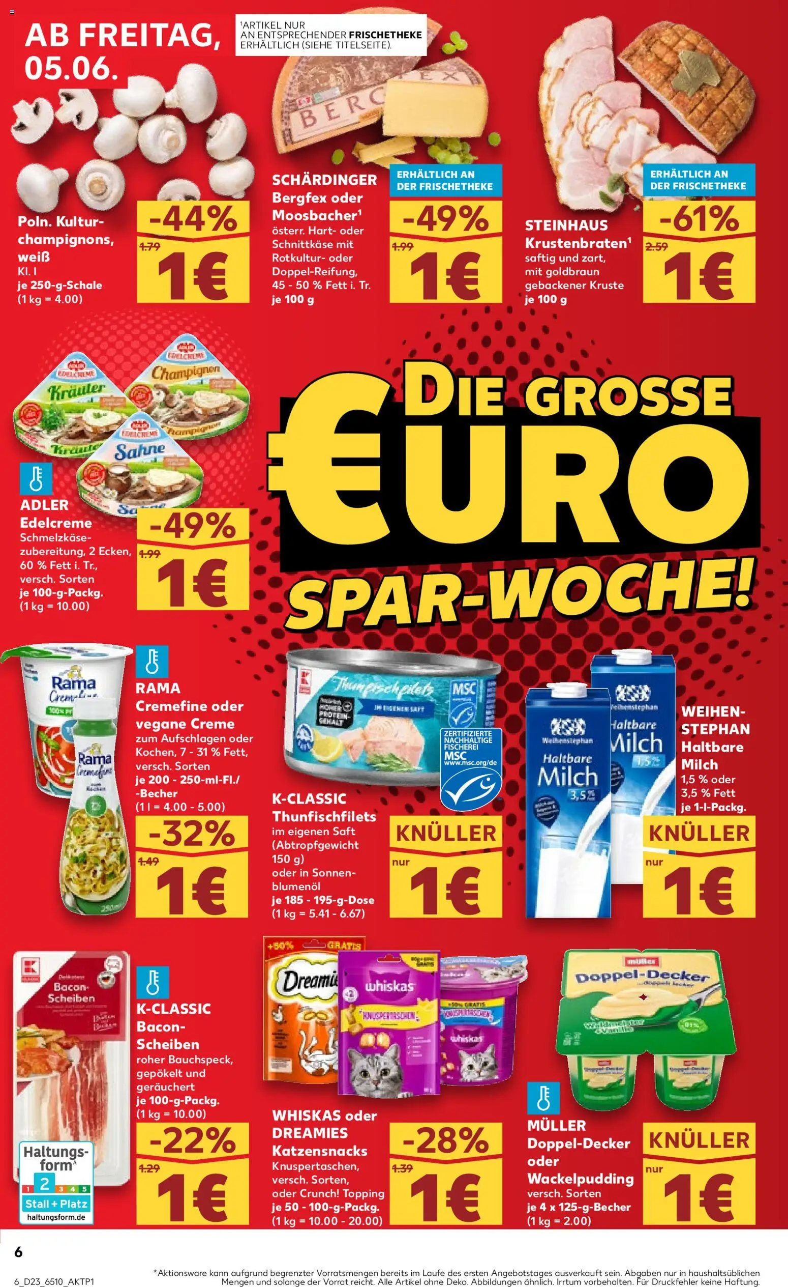 {H1} | Pagina: 6 | Producten: Champignon, Bacon, Crème
