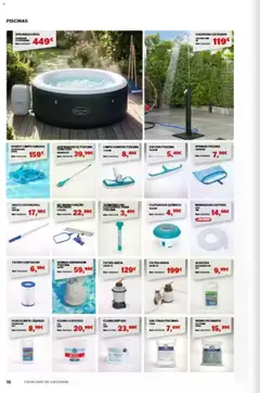 Pré-visualização Maxmat folheto válido de 23.04.2026 | Página: 16 | Produtos: Piscina, Areia, Sal, Chuveiro