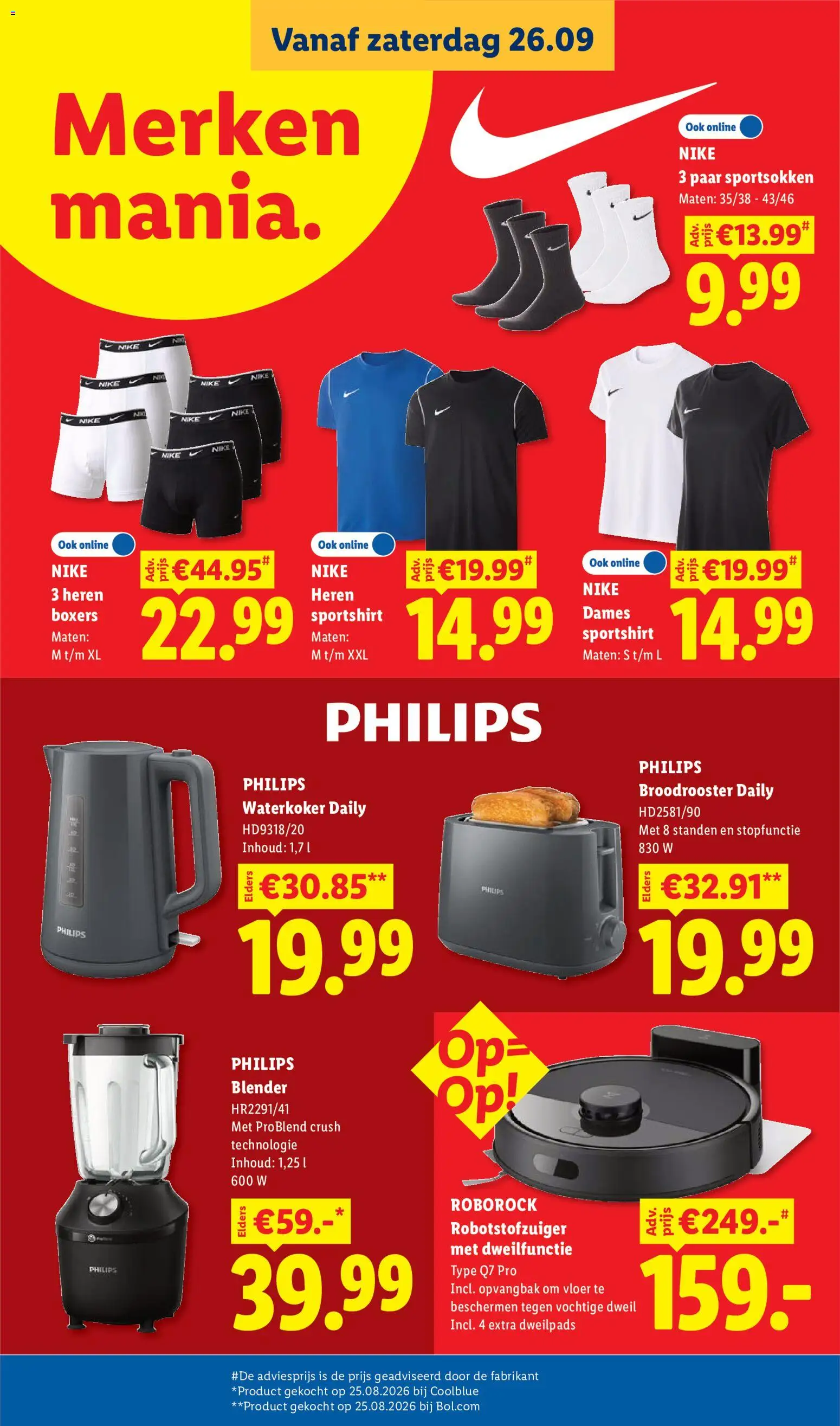 {H1} | Pagina: 10 | Producten: Broodrooster, Waterkoker, Robot, Toaster