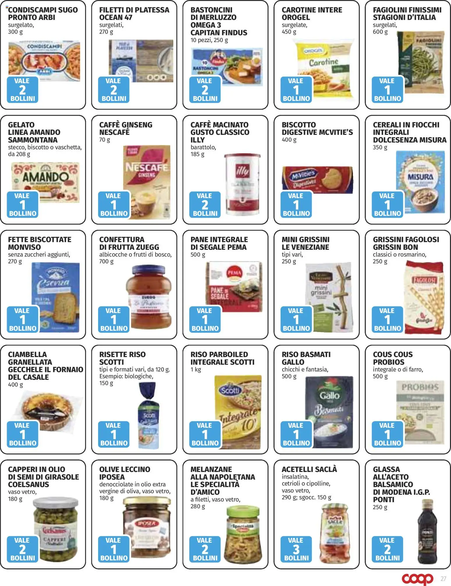 Volantino COOP del 03/09/2026 | Pagina: 27 | Prodotti: Riso Basmati, Riso, Olio, Sugo