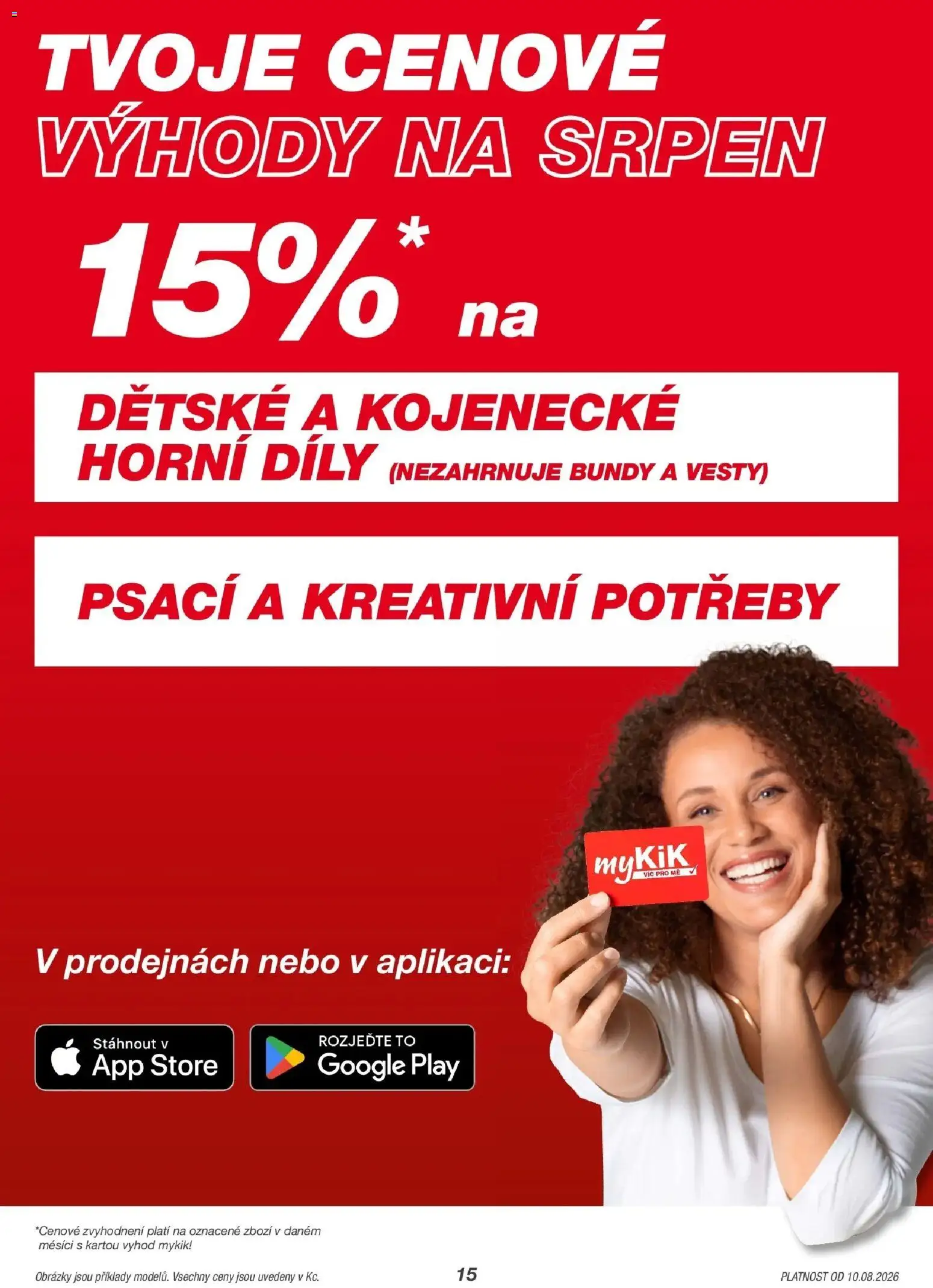 KIK leták 10.08.2026 - Leták příští týden | Strana: 15 | Produkty: Bundy