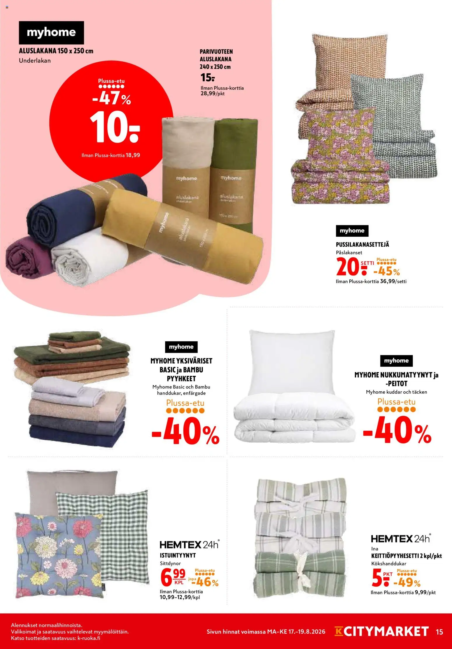 K-Citymarket tarjoukset – voimassa 17/08/2026 alkaen | Sivu: 15