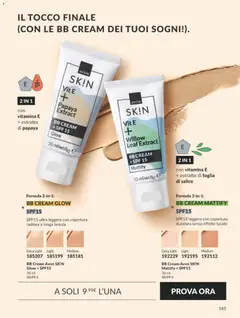 Anteprima del volantino Avon catalogo - campagna 9/2026 valido a partire dal 01/09/2026 | Pagina: 145 | Prodotti: BB cream