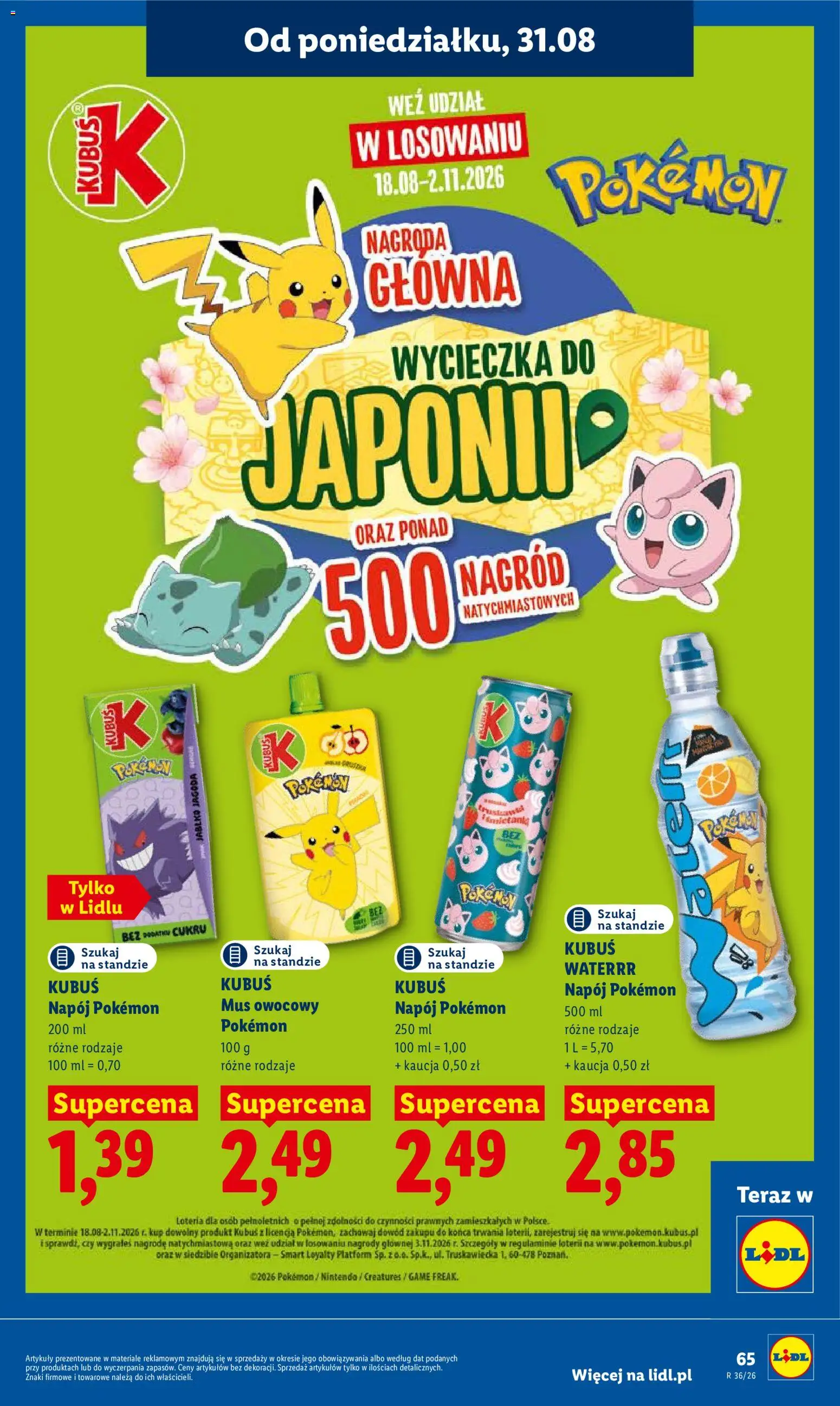 Lidl Polsko leták od 31.08.2026 | Strana: 65