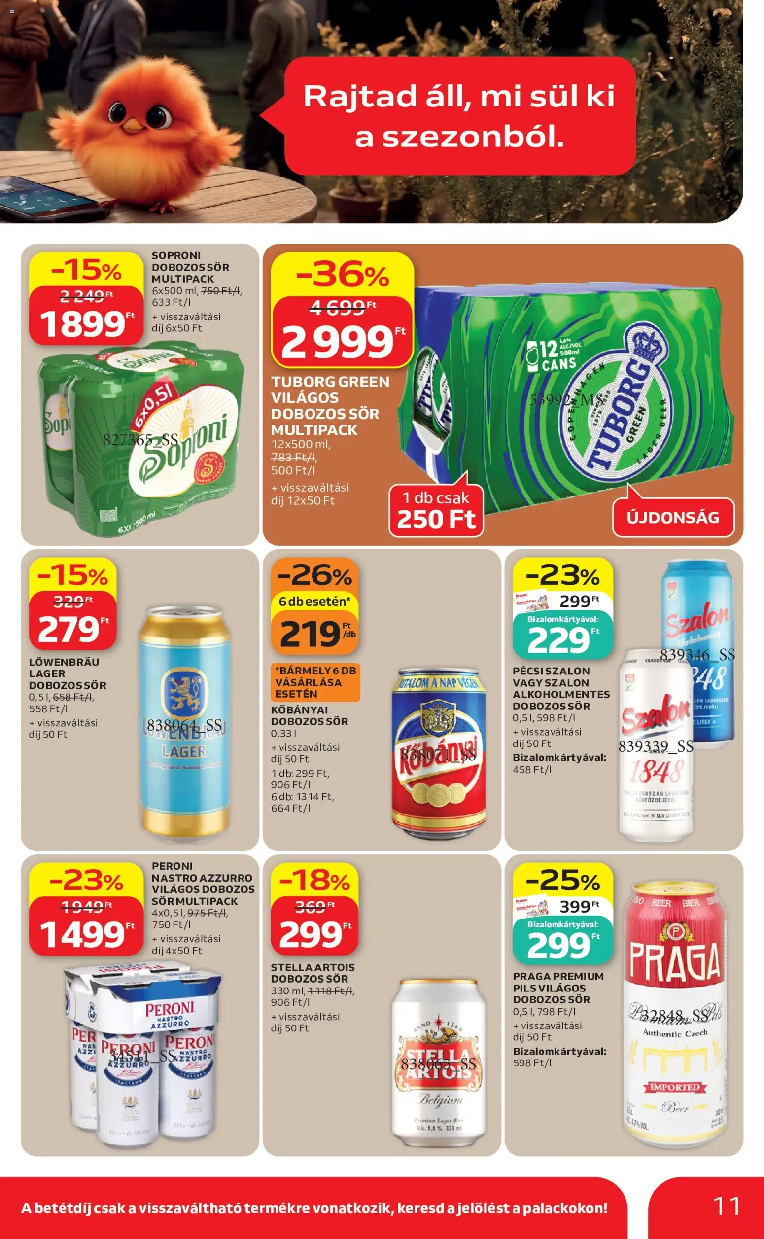 Auchan akciós ujság - amely érvényes a következő dátumtól: 2026.06.25. | Oldal: 11