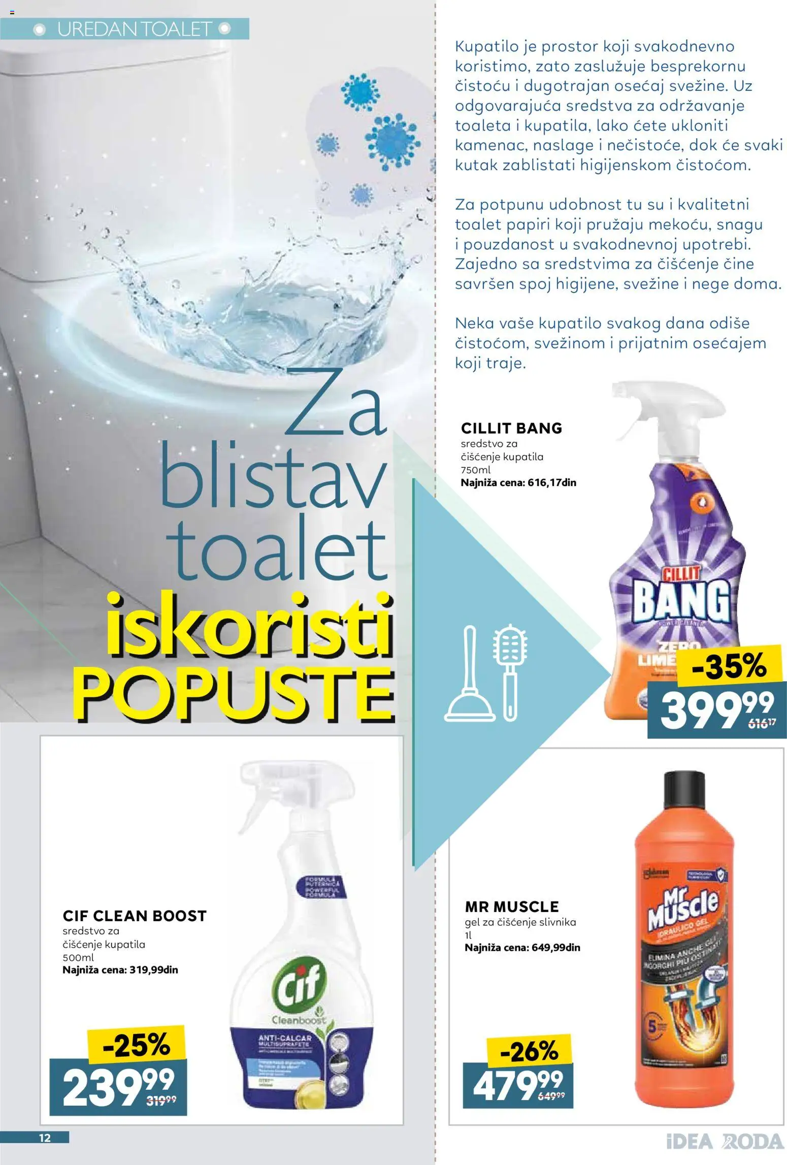 Roda katalog - važi od 11.08.2026 | Strana: 12 | Proizvode: Cillit Bang, Kupatilo, Sredstvo za čišćenje