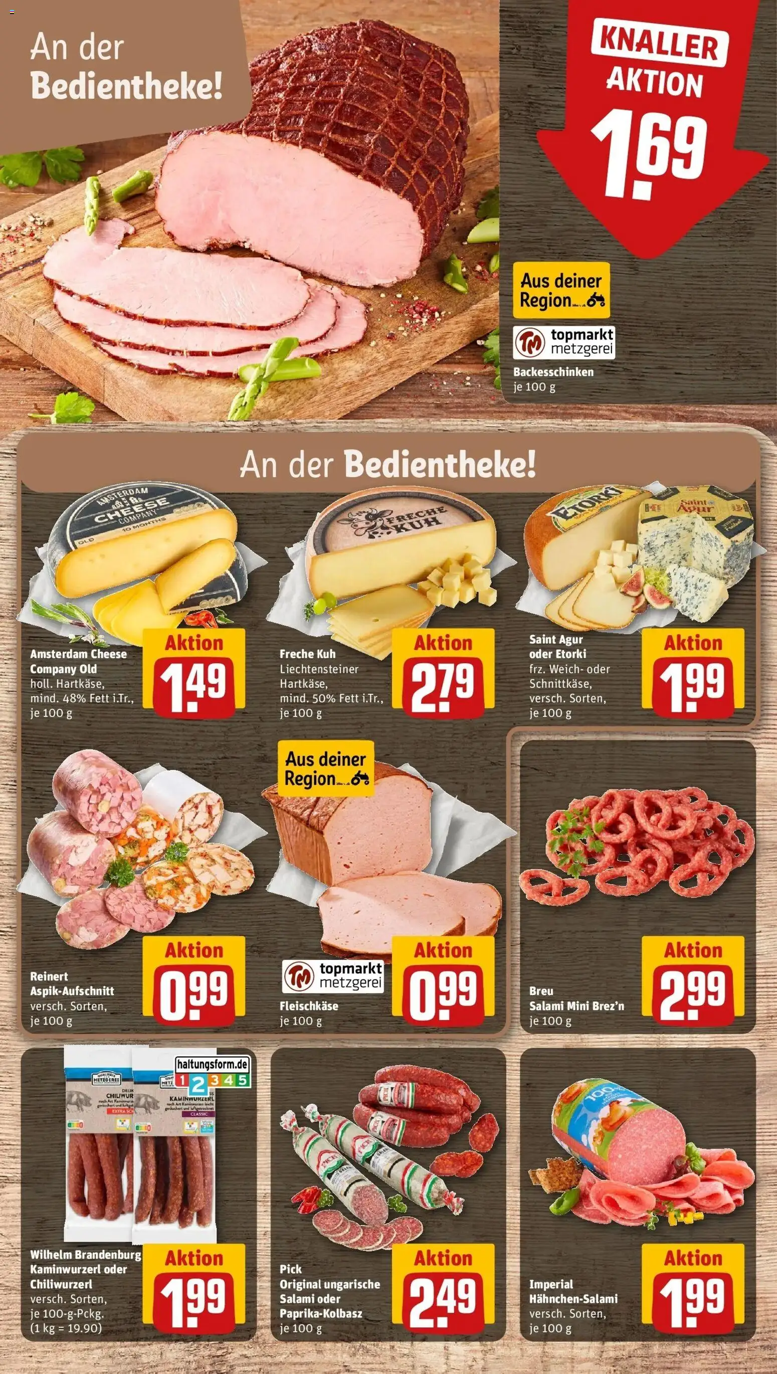 REWE Prospekt ab 14.09.2026 zum Blättern » Angebote | Seite: 8 | Produkte: Salami