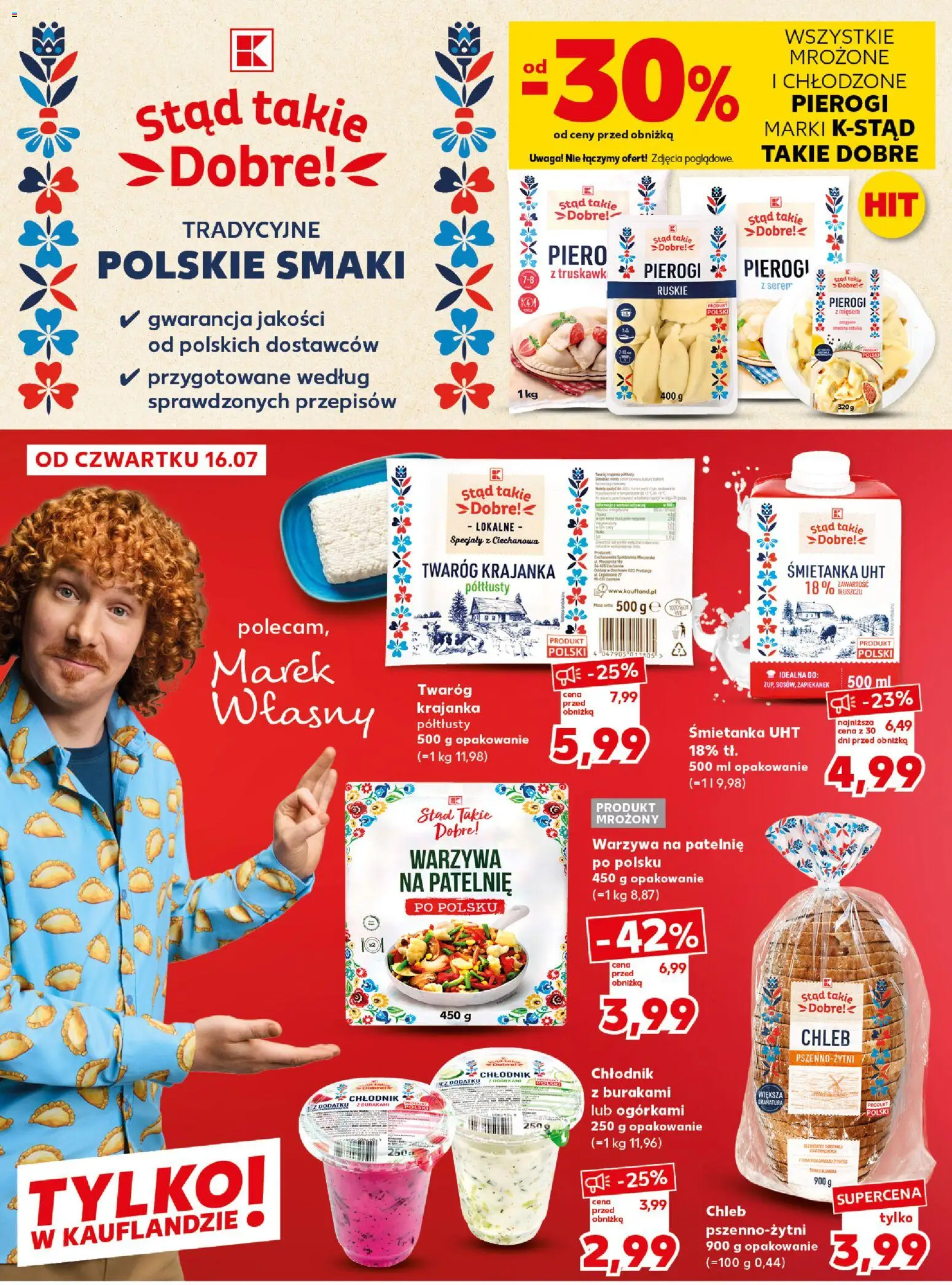 Kaufland Polsko leták - Mocny start od 20.07.2026 | Strana: 18 | Produkty: Chléb