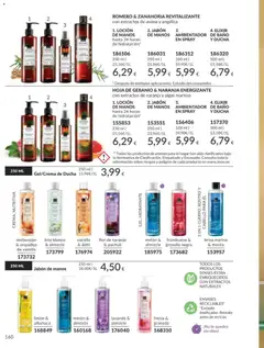 Vista previa Catálogo AVON campaña 5 válido desde el 01.05.2026 | Página: 160 | Productos: Jabón, Zanahoria, Té, Baño