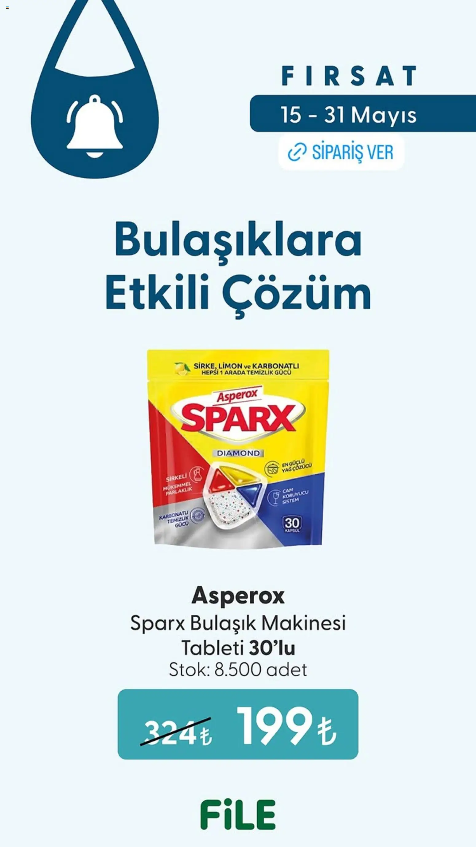 File Market İndirim - 15.05.2026 tarihinden itibaren geçerlidir | Sayfa: 2 | Ürünler: Yağ, Yağ çözücü, Limon, Bulaşık makinesi