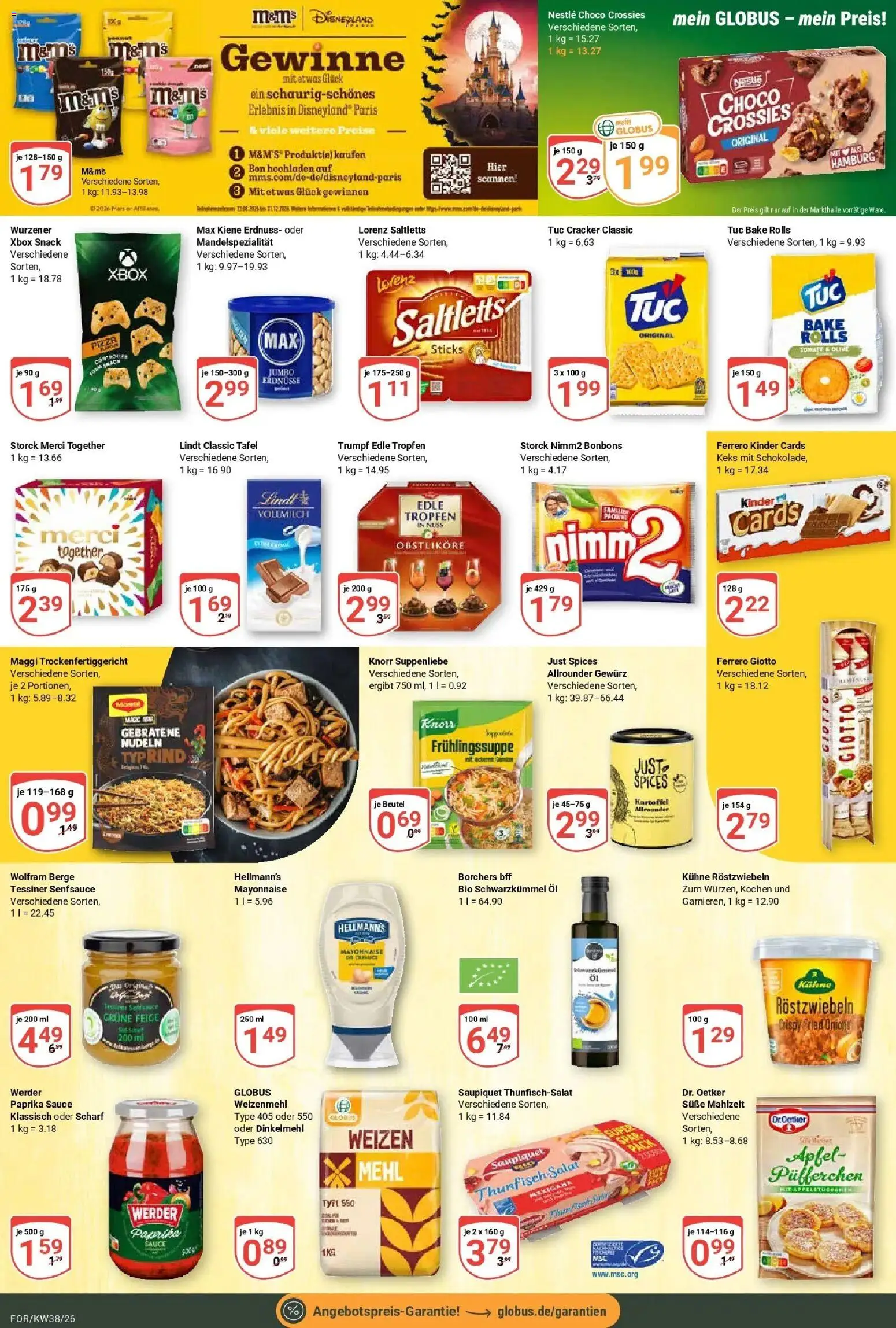 Globus Prospekt Forchheim (ab 14.09.2026) » Angebote online | Seite: 14 | Produkte: Xbox, Erdnüsse, M&M's, Paprika