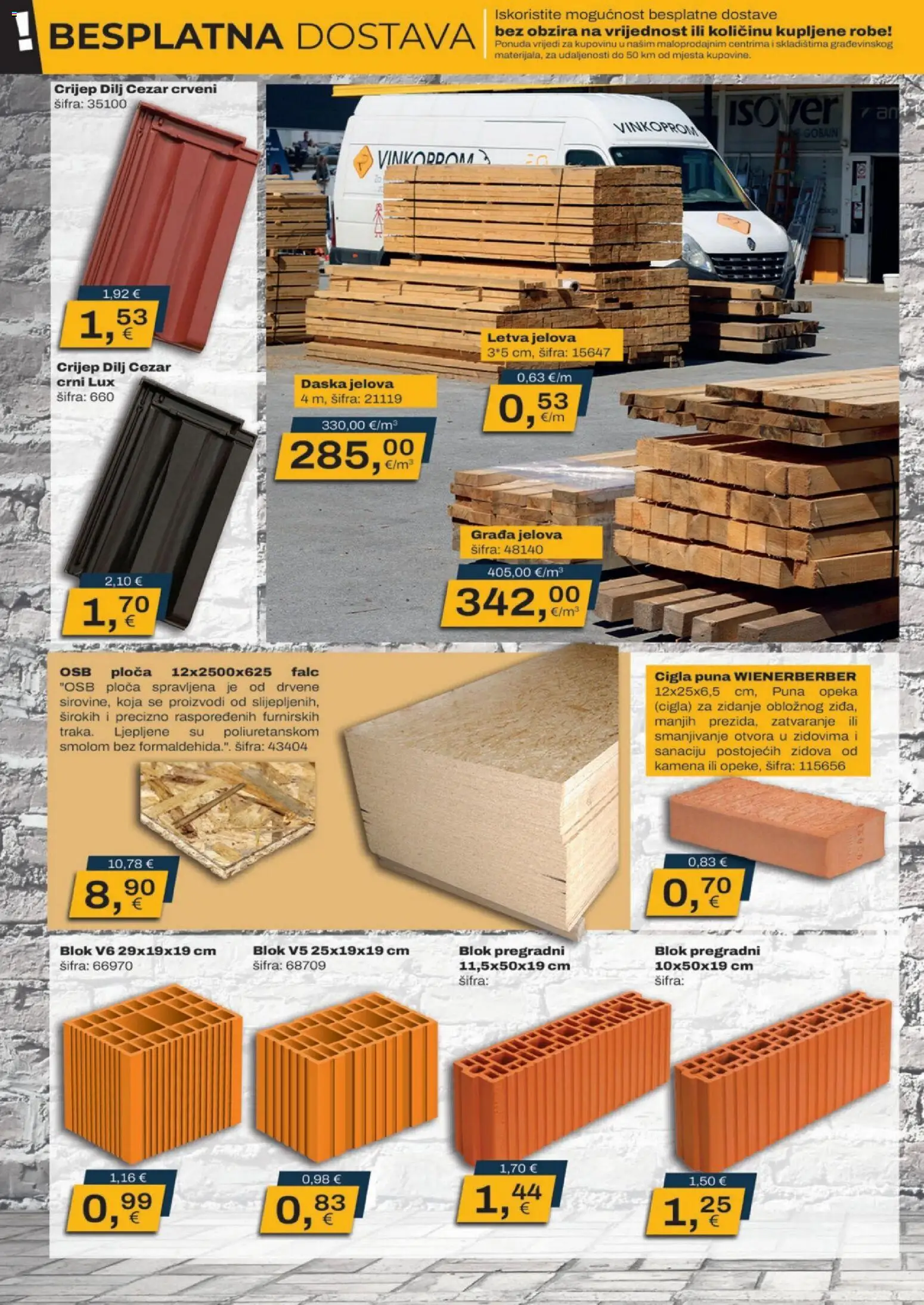 Vinkoprom katalog | vrijedi od 06.07.2026 | Stranica: 14 | Proizvodi: Crijep