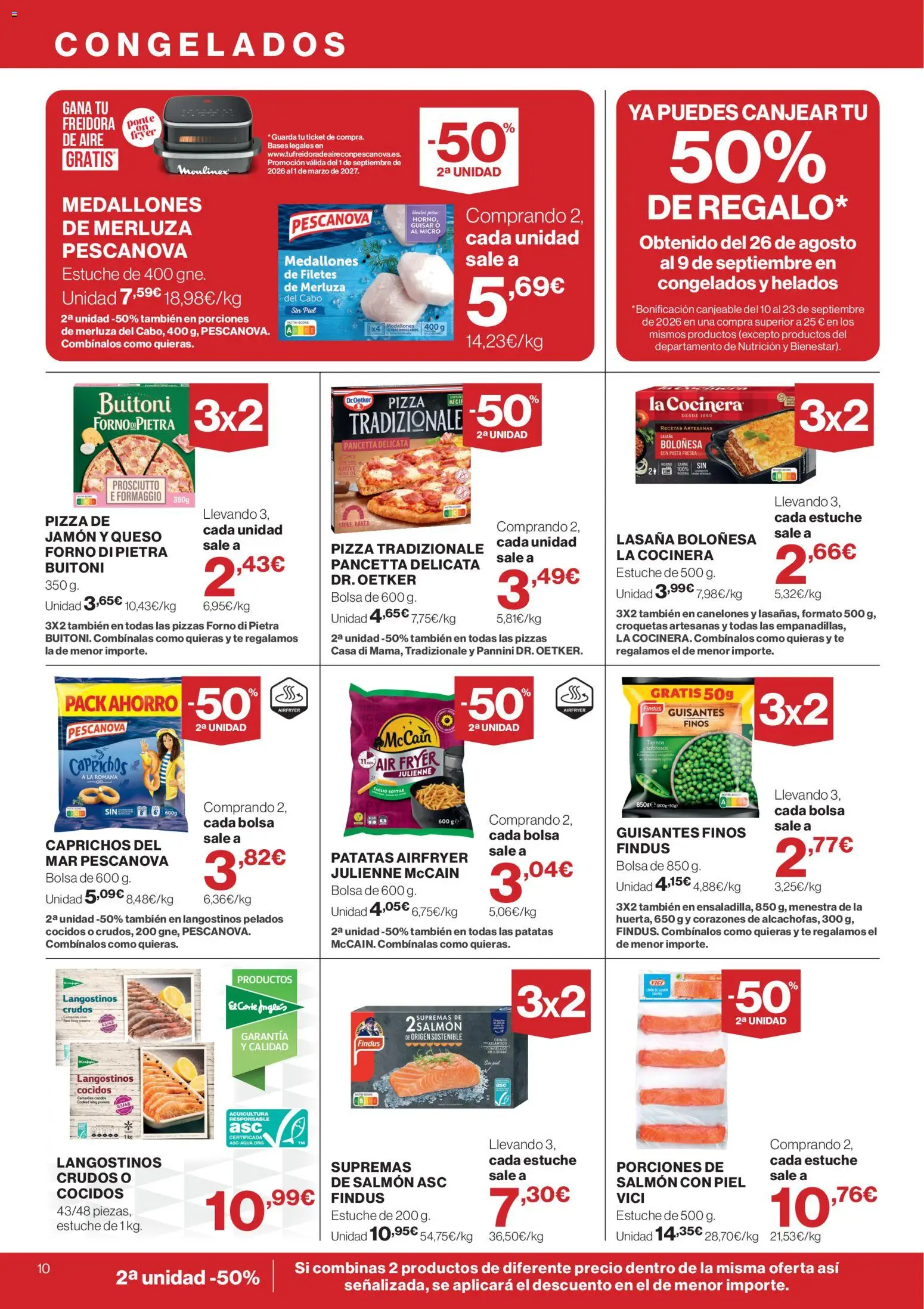 Supercor folleto │ válido desde el 10/09/2026 | Página: 10 | Productos: Pasta, Horno, Lasaña, Canelones