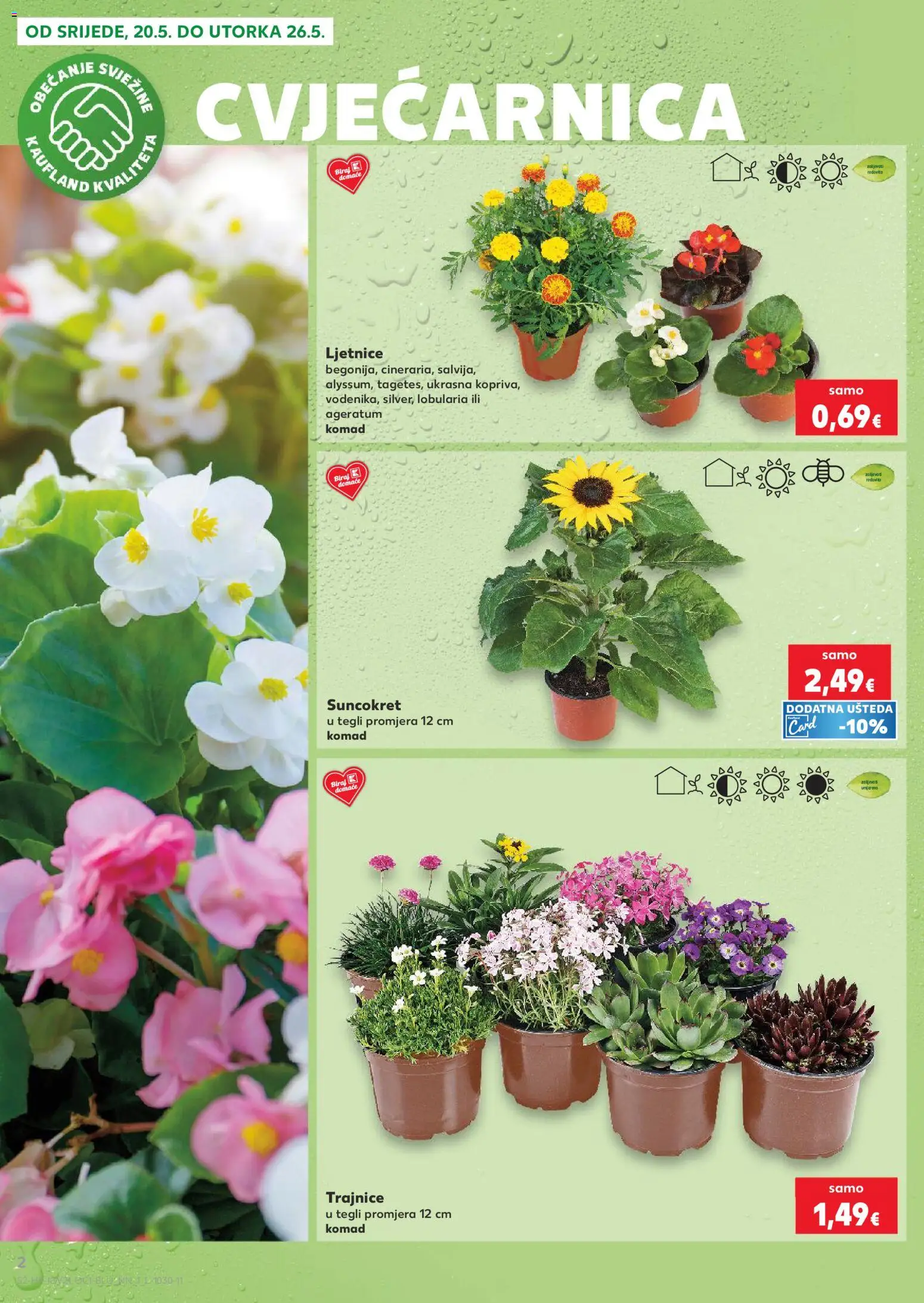 Kaufland katalog | vrijedi od 20.05.2026 | Stranica: 2 | Proizvodi: Suncokret