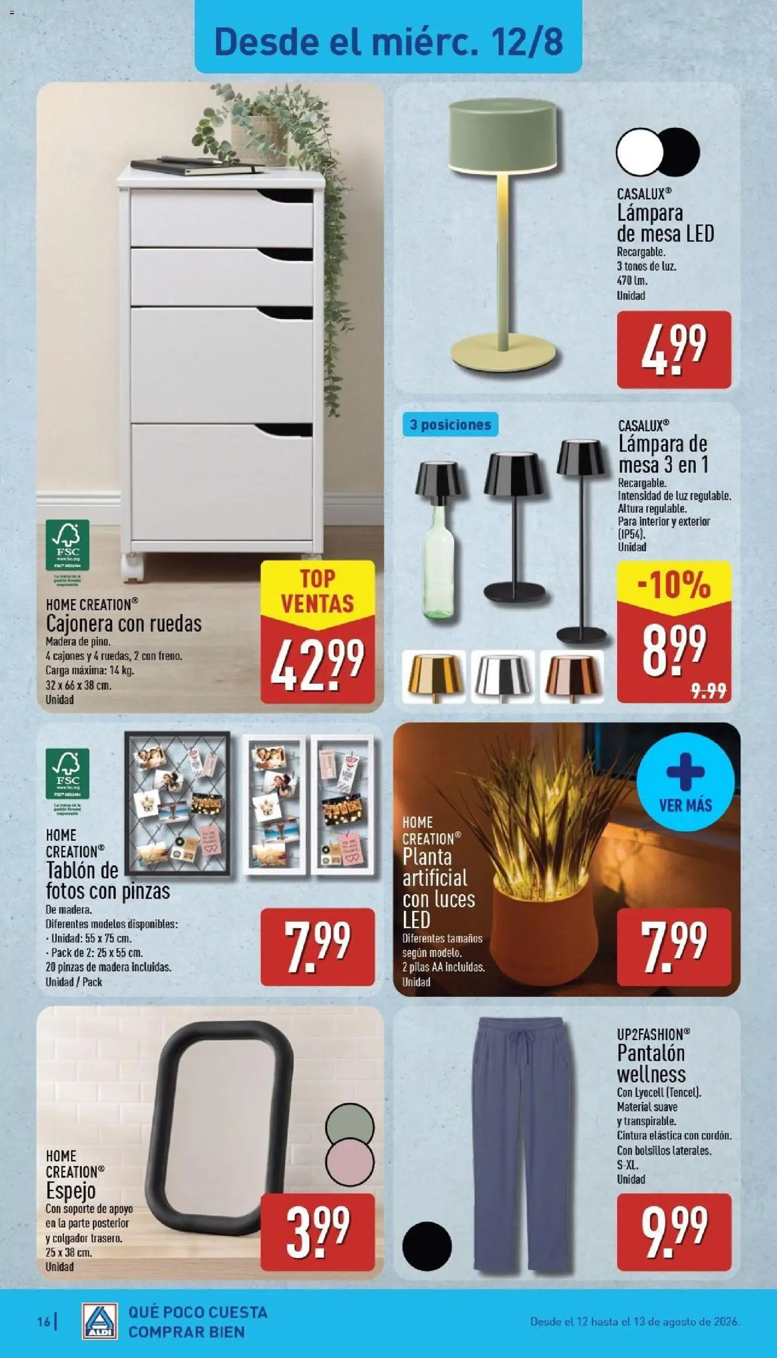 Aldi folleto Baleares │ válido desde el 10/08/2026 | Página: 16