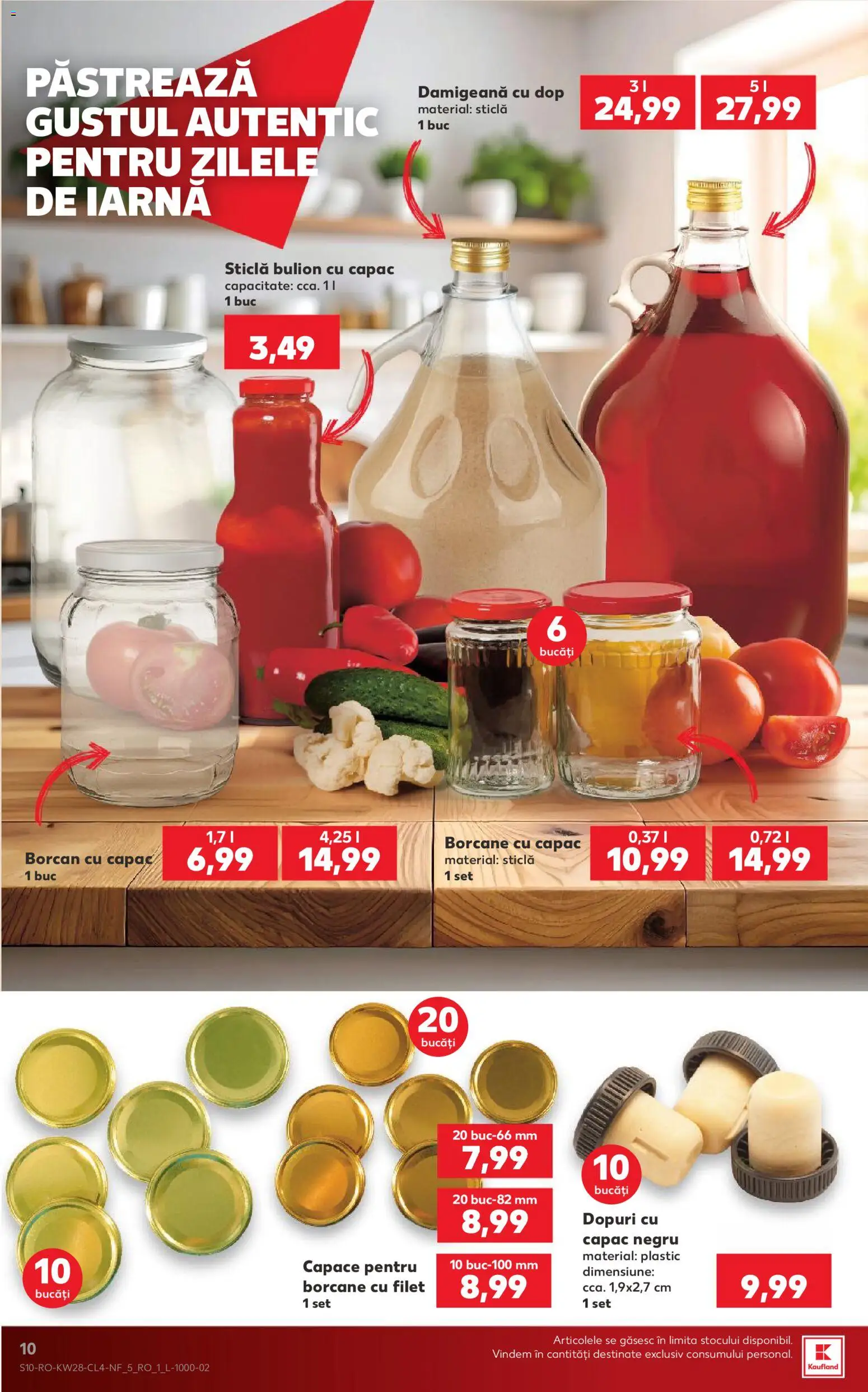 Noul catalog Kaufland – valabil de la 08.07.2026 | Pagină: 10 | Produse: Borcan