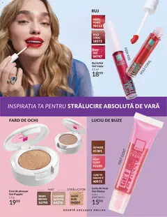 Ofertele Avon valabile de la 01.06.2026 | Pagină: 192 | Produse: Fard de pleoape, Ruj, Luciu de buze
